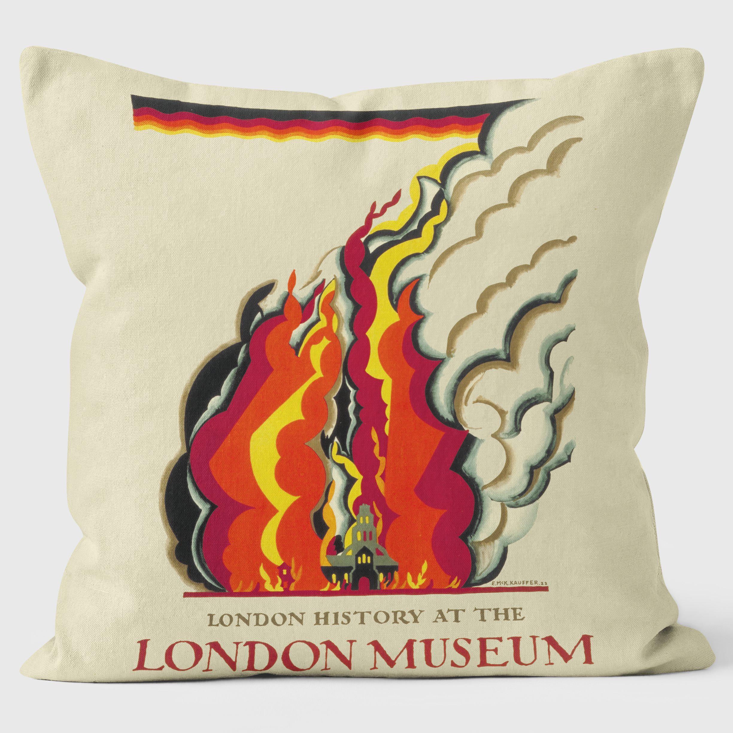 London Museum - London Transport Cushion - Handmade Cushions UK - WeLoveCushions