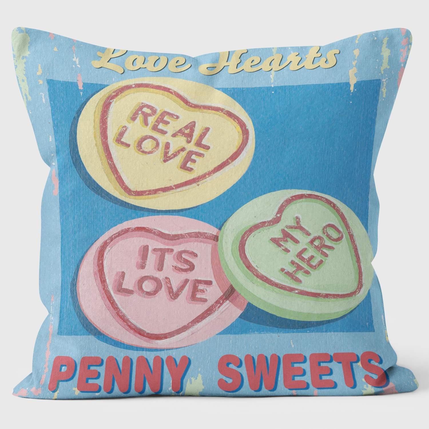 Love Hearts - Martin Wiscombe - Art Print Cushion - Handmade Cushions UK - WeLoveCushions