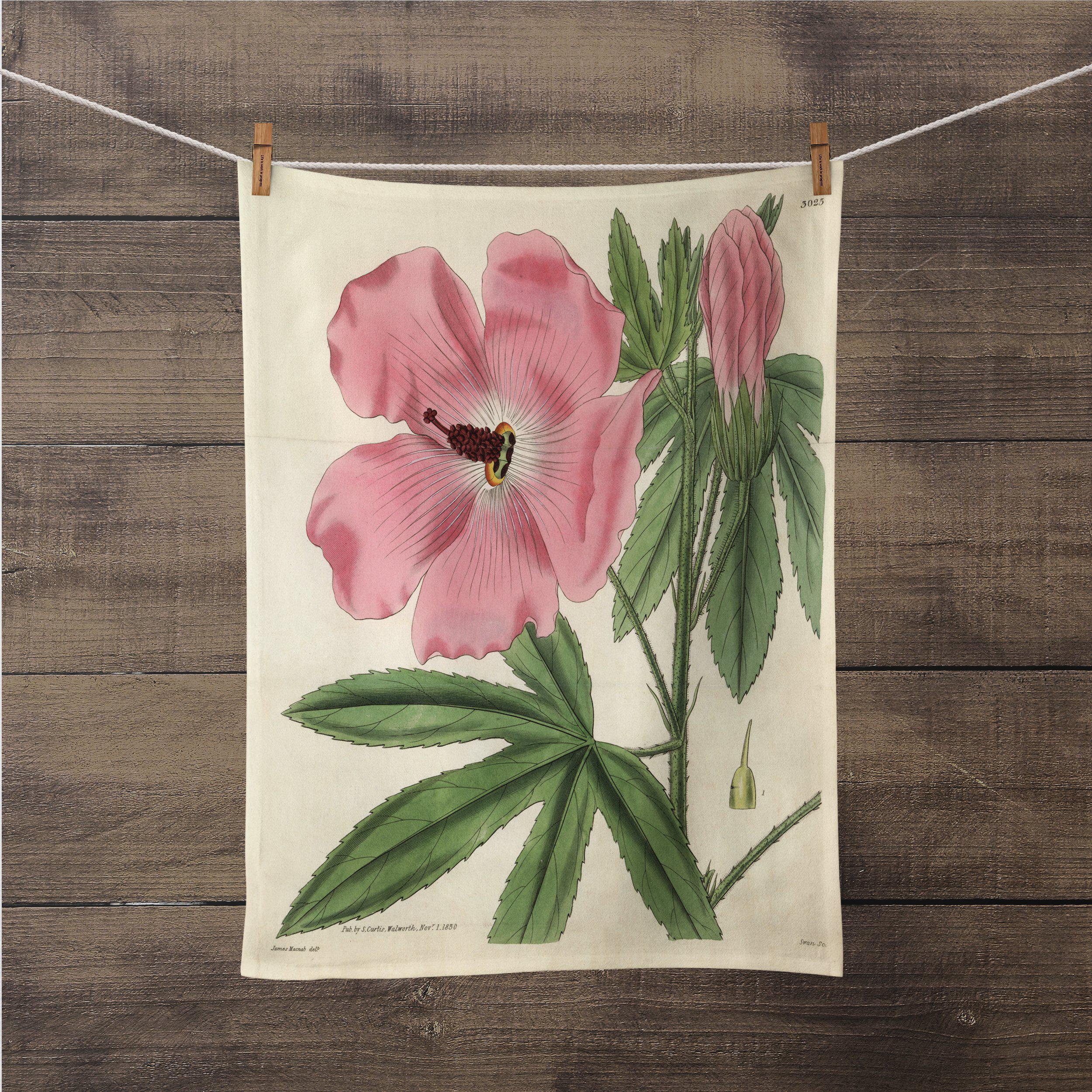 Hibiscus - Botanical Tea Towel
