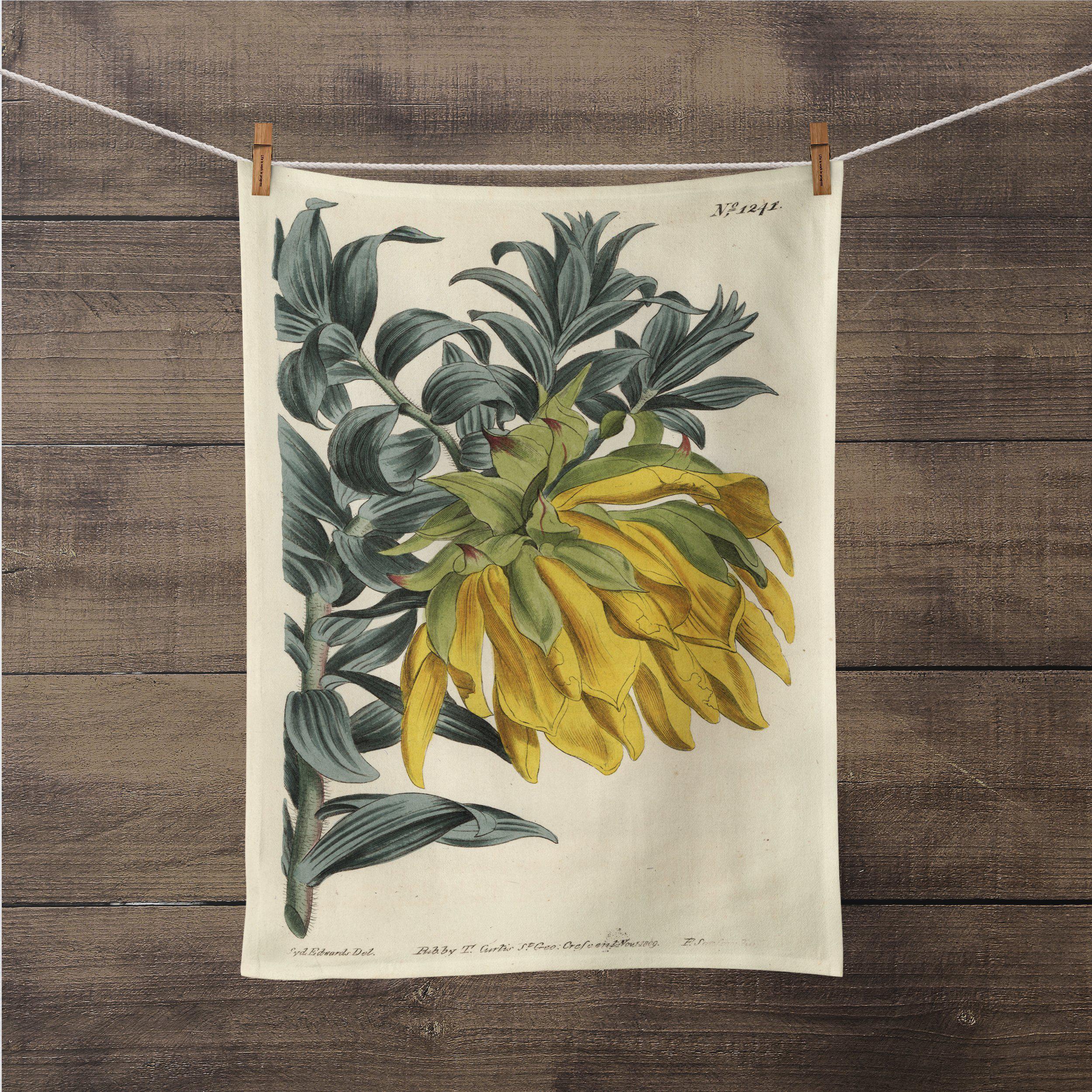 Mountain Dahlia - Botanical Tea Towel