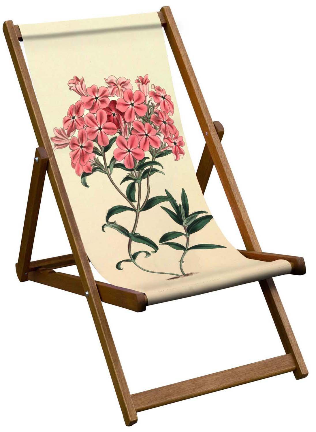 Fraser's Hairy Phlox - Botanicals Design Deckchair