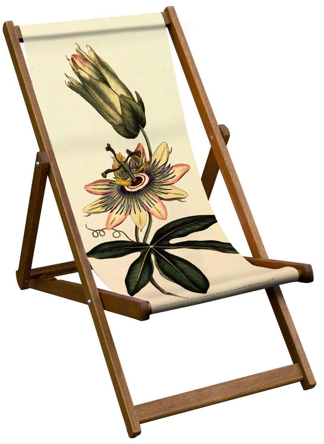 Common Passionflower - Botanical Design Deckchair