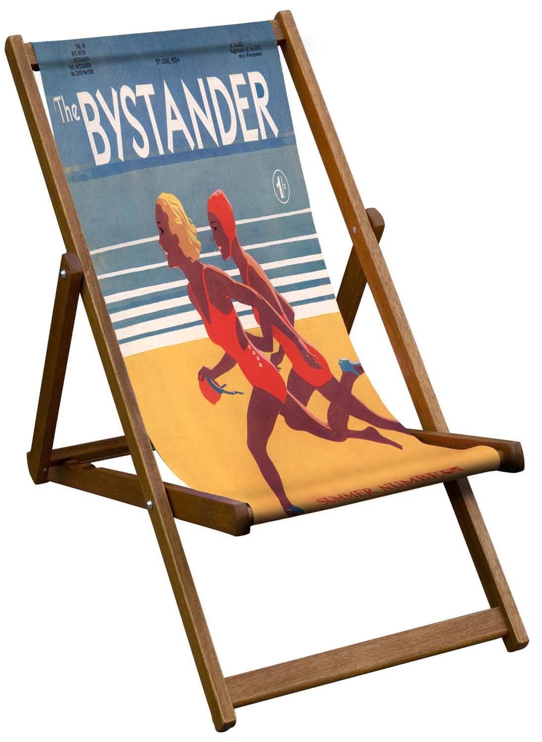 Bystander Red Swimsuits - Art Print Travel Deckchair