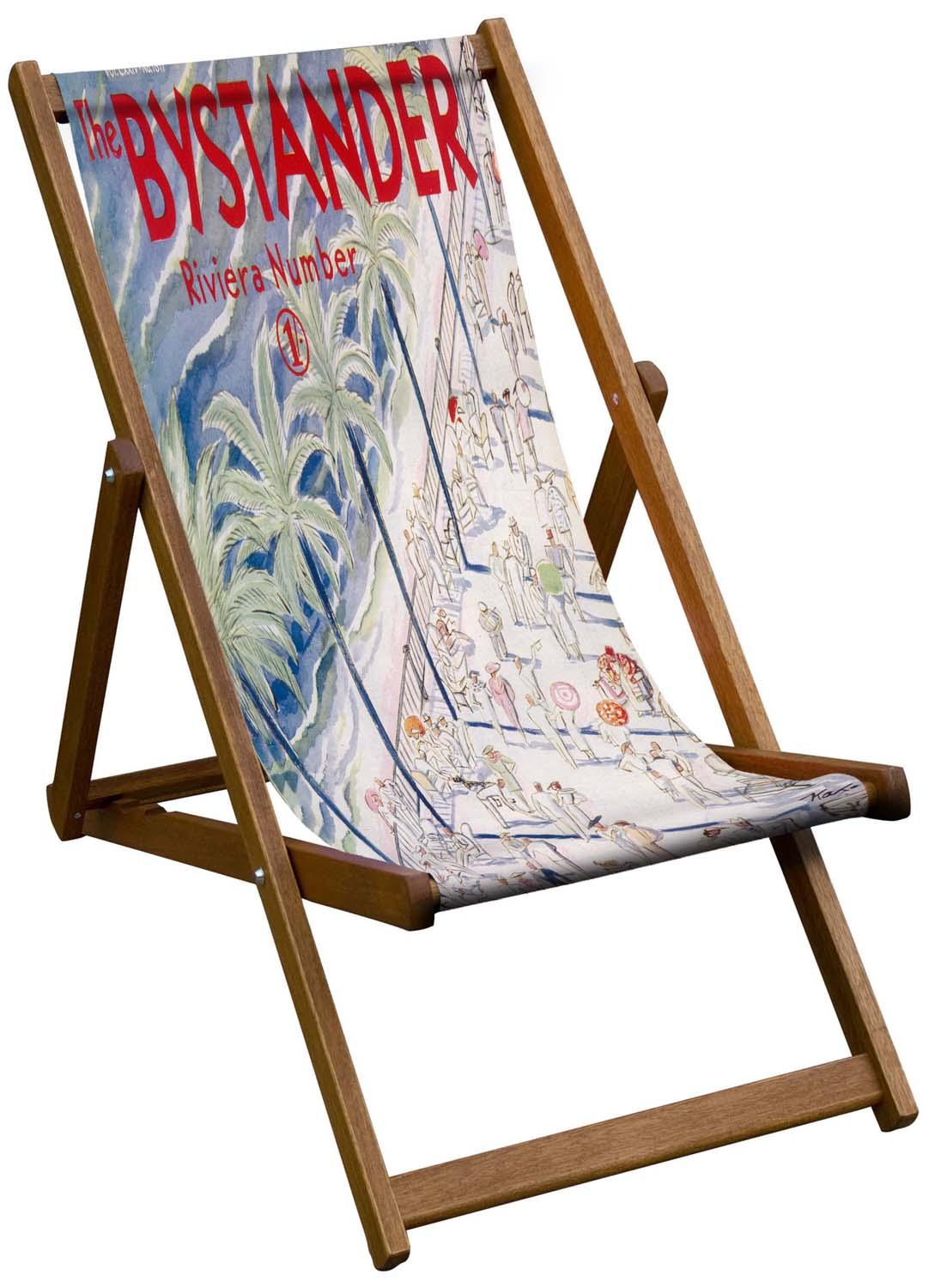 Bystander Riviera No. 1 - Art Print Travel Deckchair