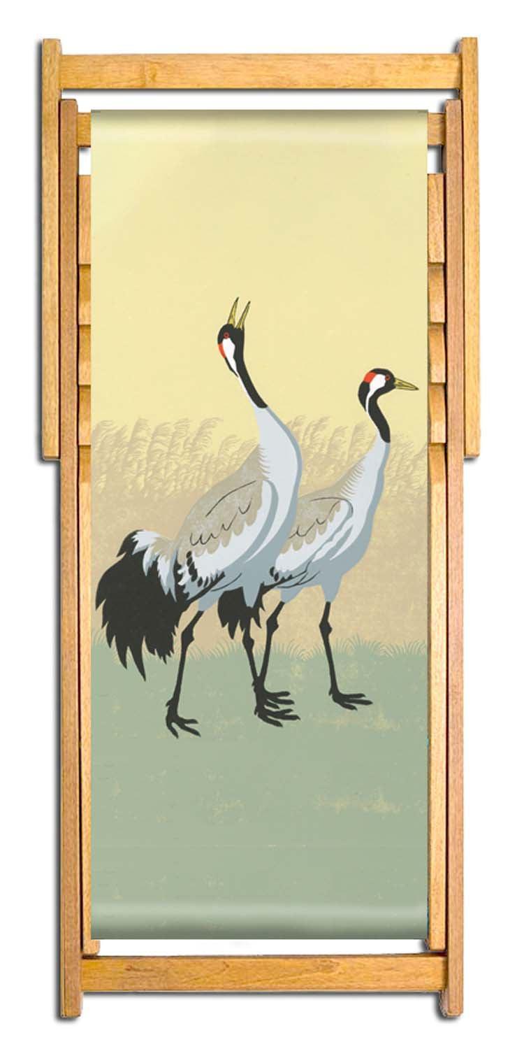 Norfolk Cranes - Robert Gillmor Deckchair