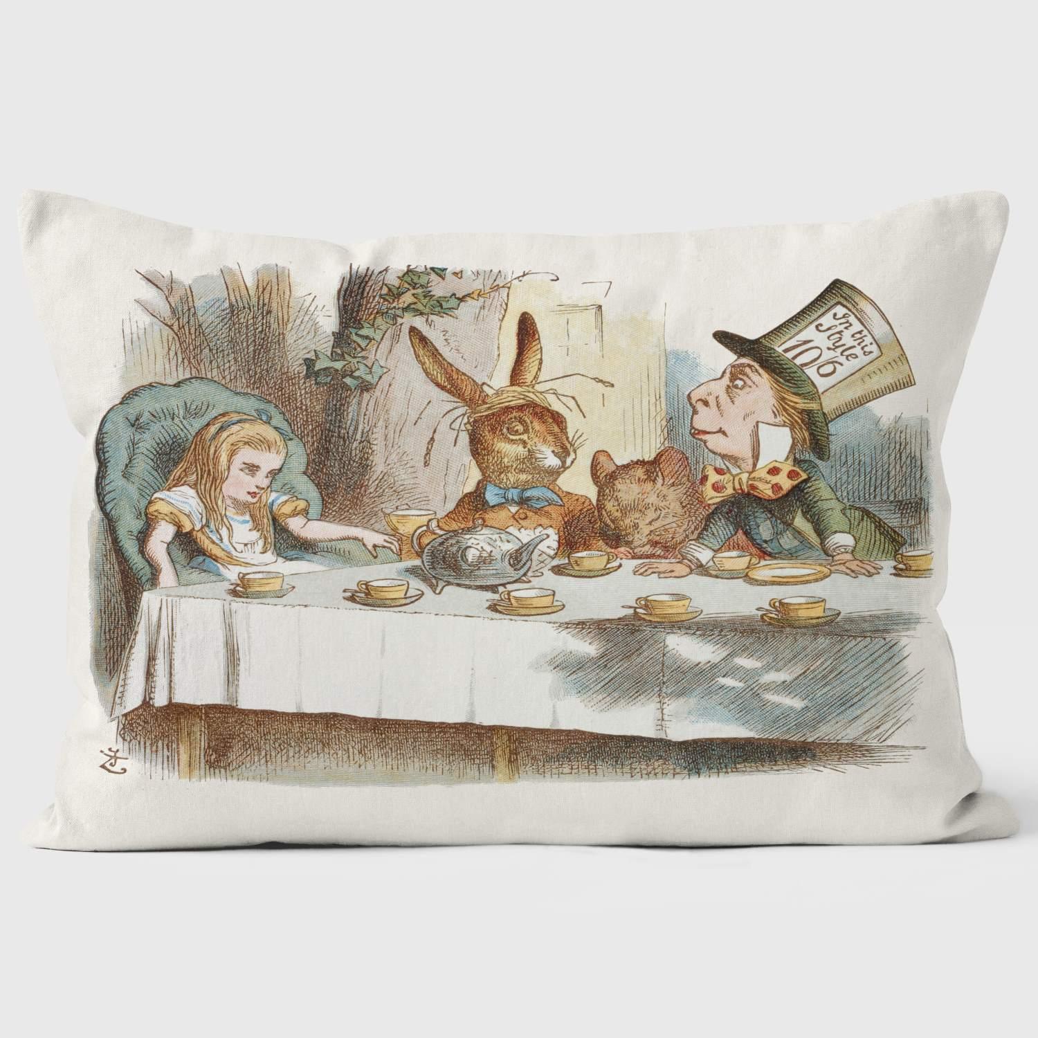 Mad Hatter - Alice in Wonderland - Lewis Carroll Cushion - Handmade Cushions UK - WeLoveCushions