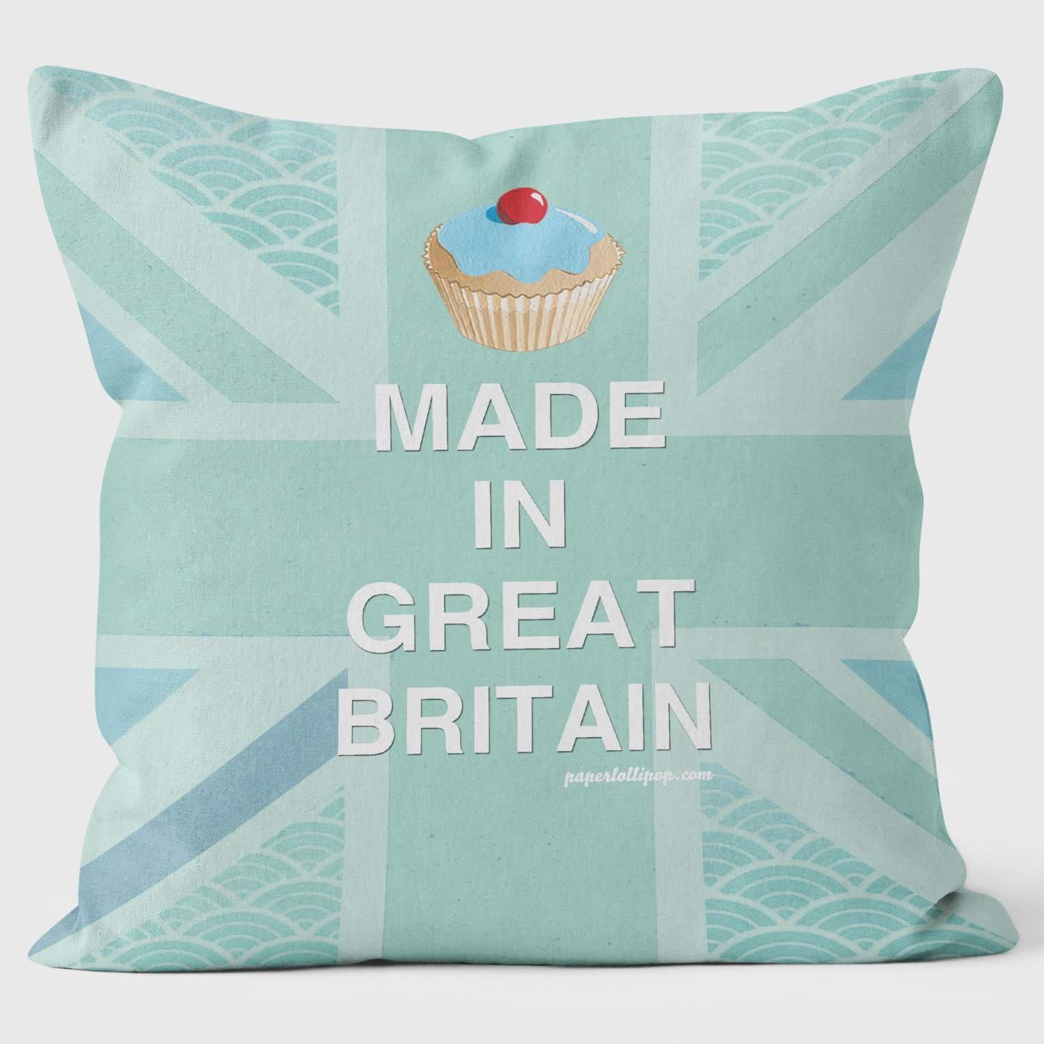 Made In GB Cakes! - Paperlollipop Cushion - Handmade Cushions UK - WeLoveCushions