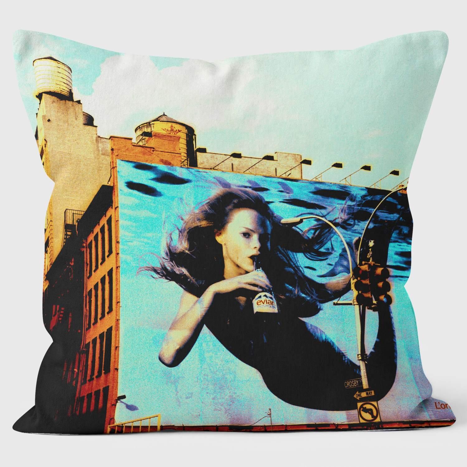 Mermaid In NY #33 - Ella Lancaster Cushion - Handmade Cushions UK - WeLoveCushions