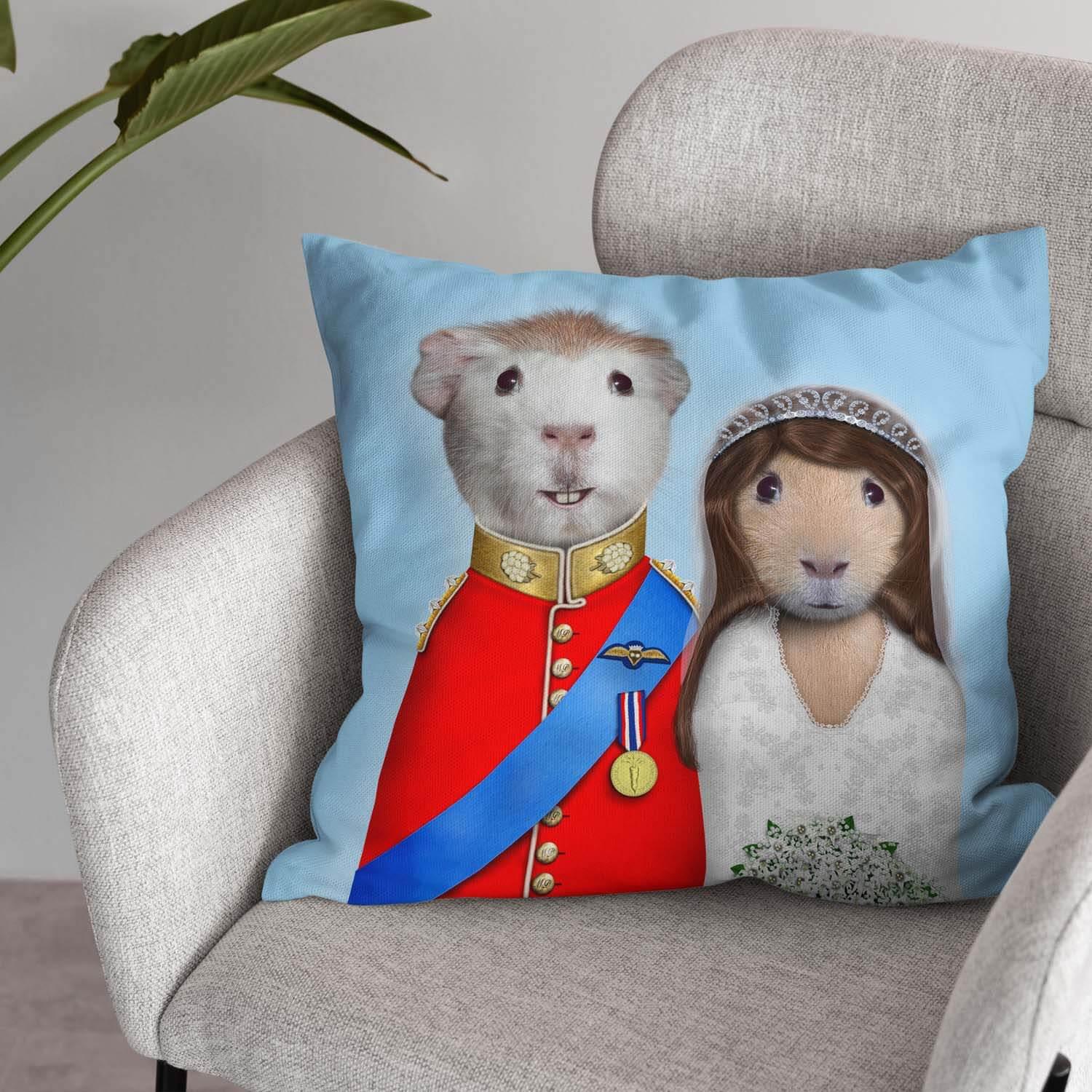Mr & Mrs - Pets Rock Cushion