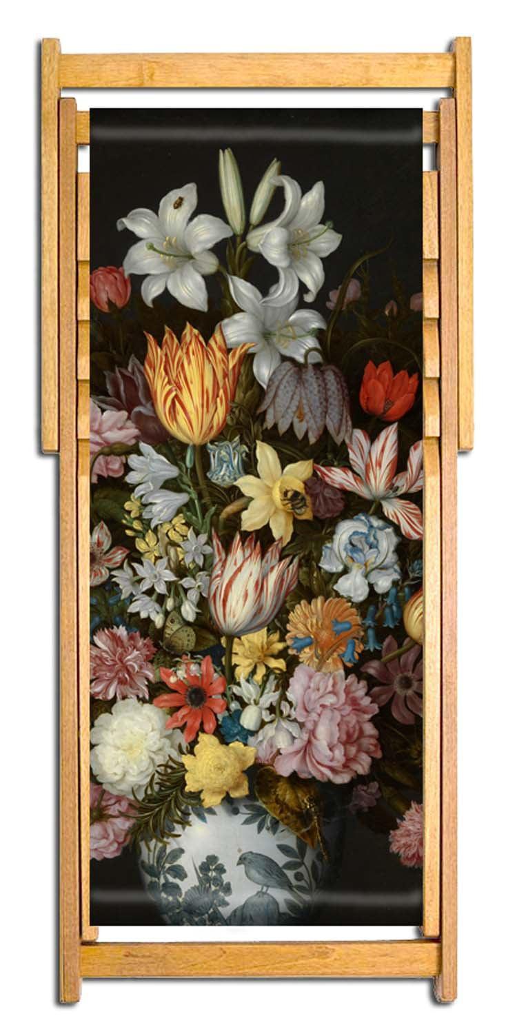 A Still Life of Flowers - Bosschaert - National Gallery Deckchair