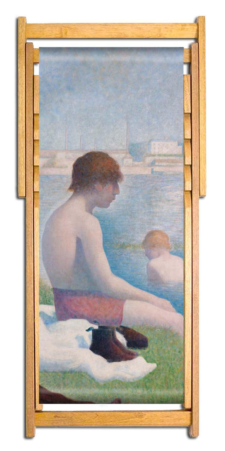 Bathers at Asnieres Detail 1 -  Georges Seurat - National Gallery Deckchair