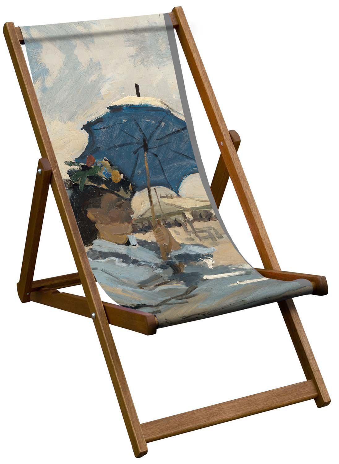 The Beach At Trouville - Claude Monet  - National Gallery Deckchair