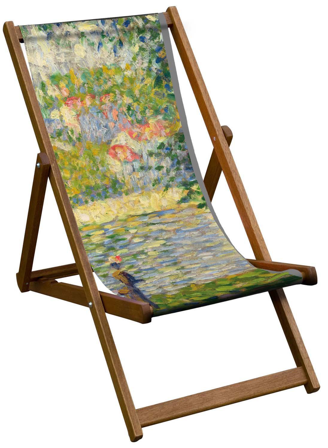 The Morning Walk - Georges Seurat - National Gallery Deckchair