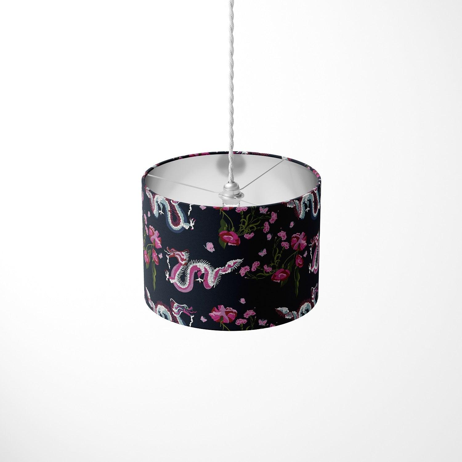 Dragon Rose - Their Nibs Funky Art Lampshade