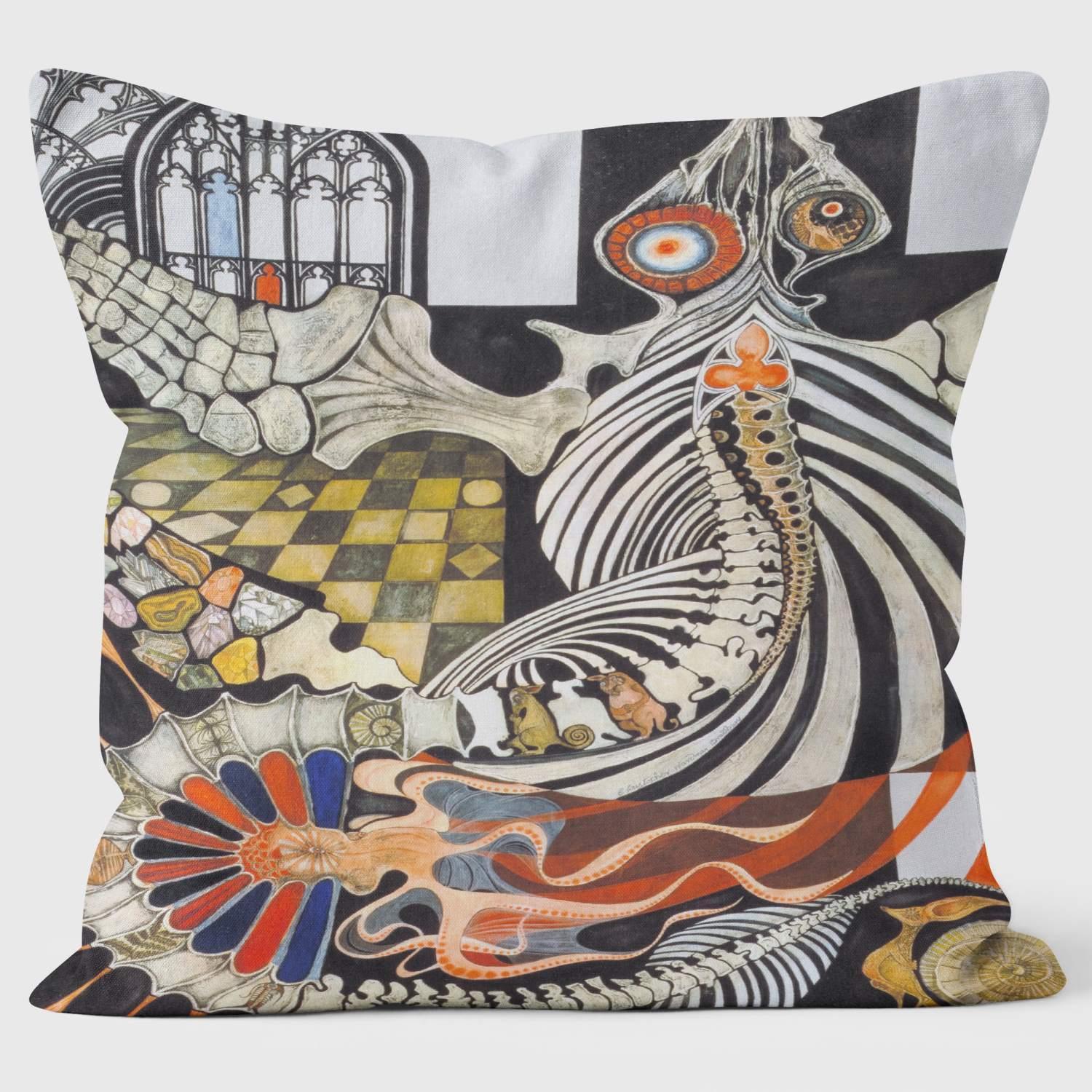 Natural History Musuem - London Transport Cushion - Handmade Cushions UK - WeLoveCushions