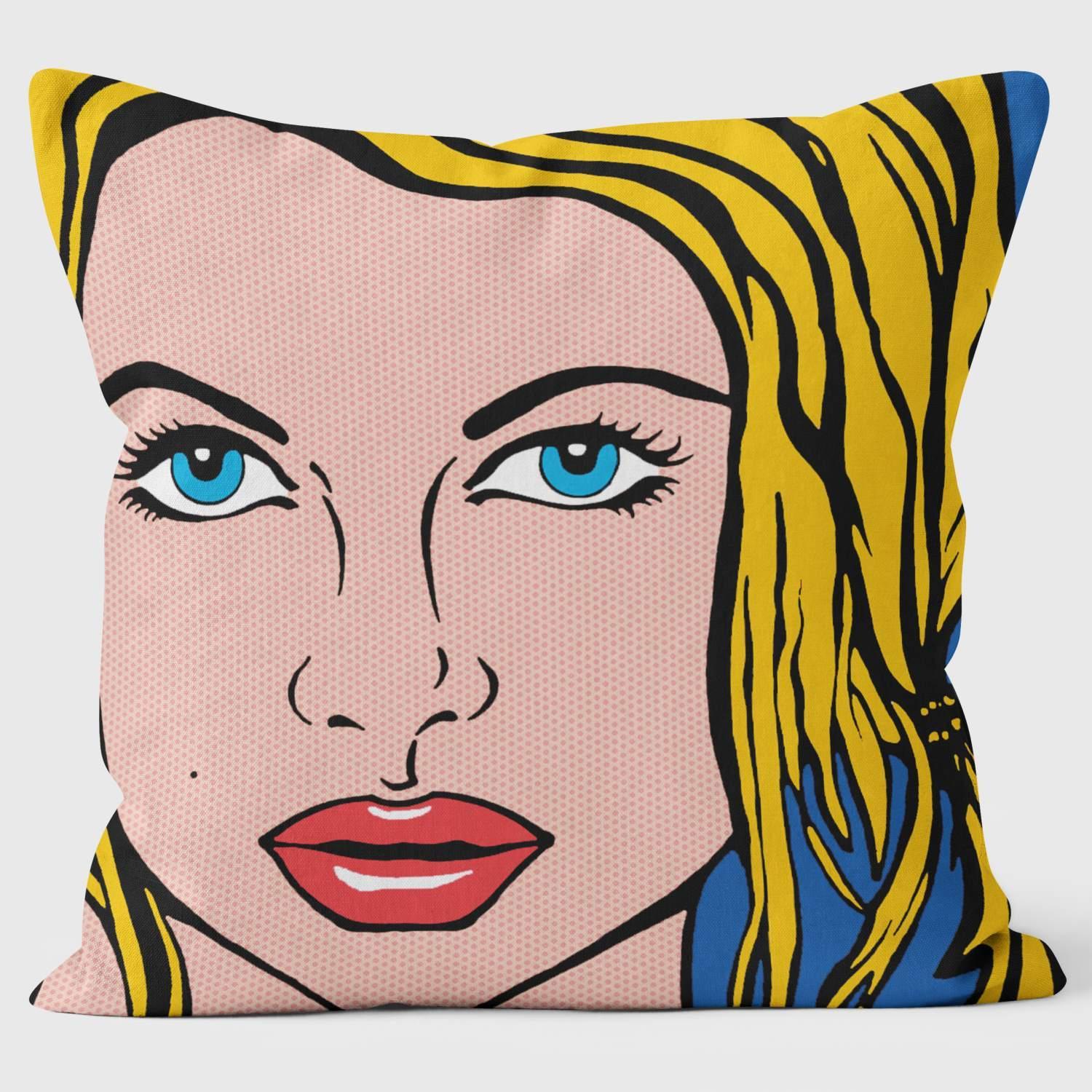 No Comment - Youngerman Art Cushions - Handmade Cushions UK - WeLoveCushions