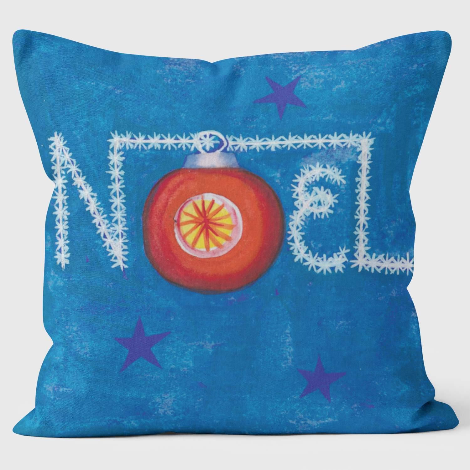 Noel Design Christmas Ball - Christmas Cushion - Handmade Cushions UK - WeLoveCushions