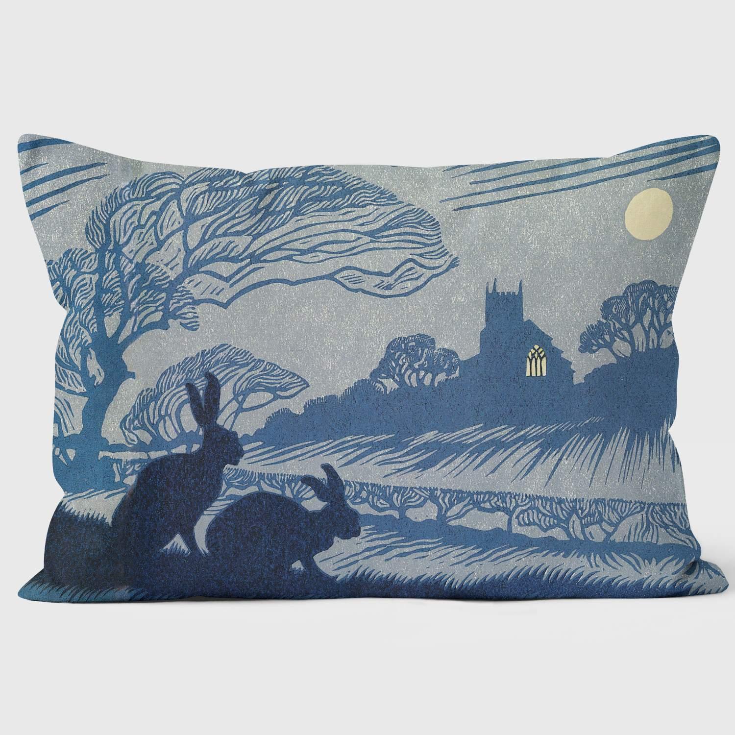 Norfolk Night - Robert Gillmor Cushion - Handmade Cushions UK - WeLoveCushions
