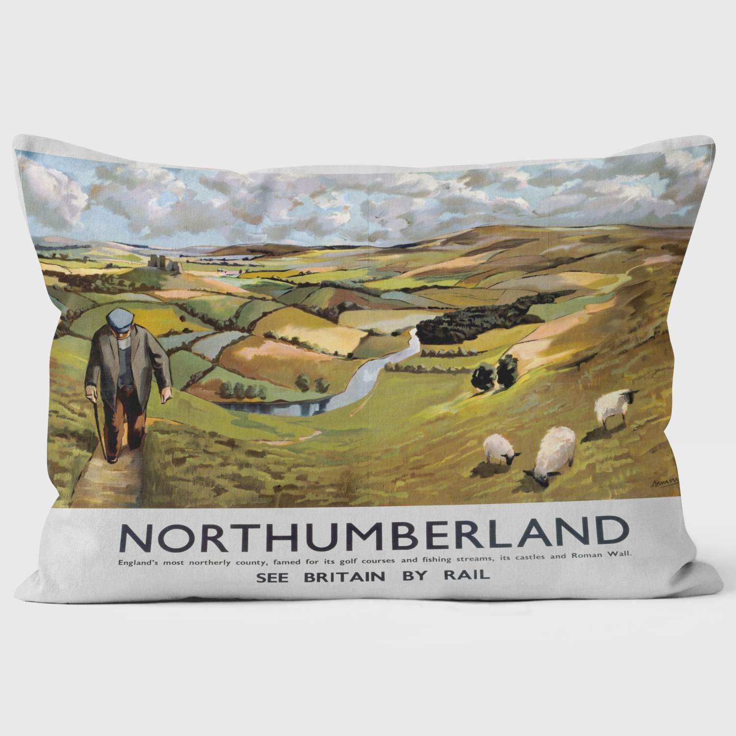 Northumberland BR 1948-1965 - National Railway Museum Cushion - Handmade Cushions UK - WeLoveCushions