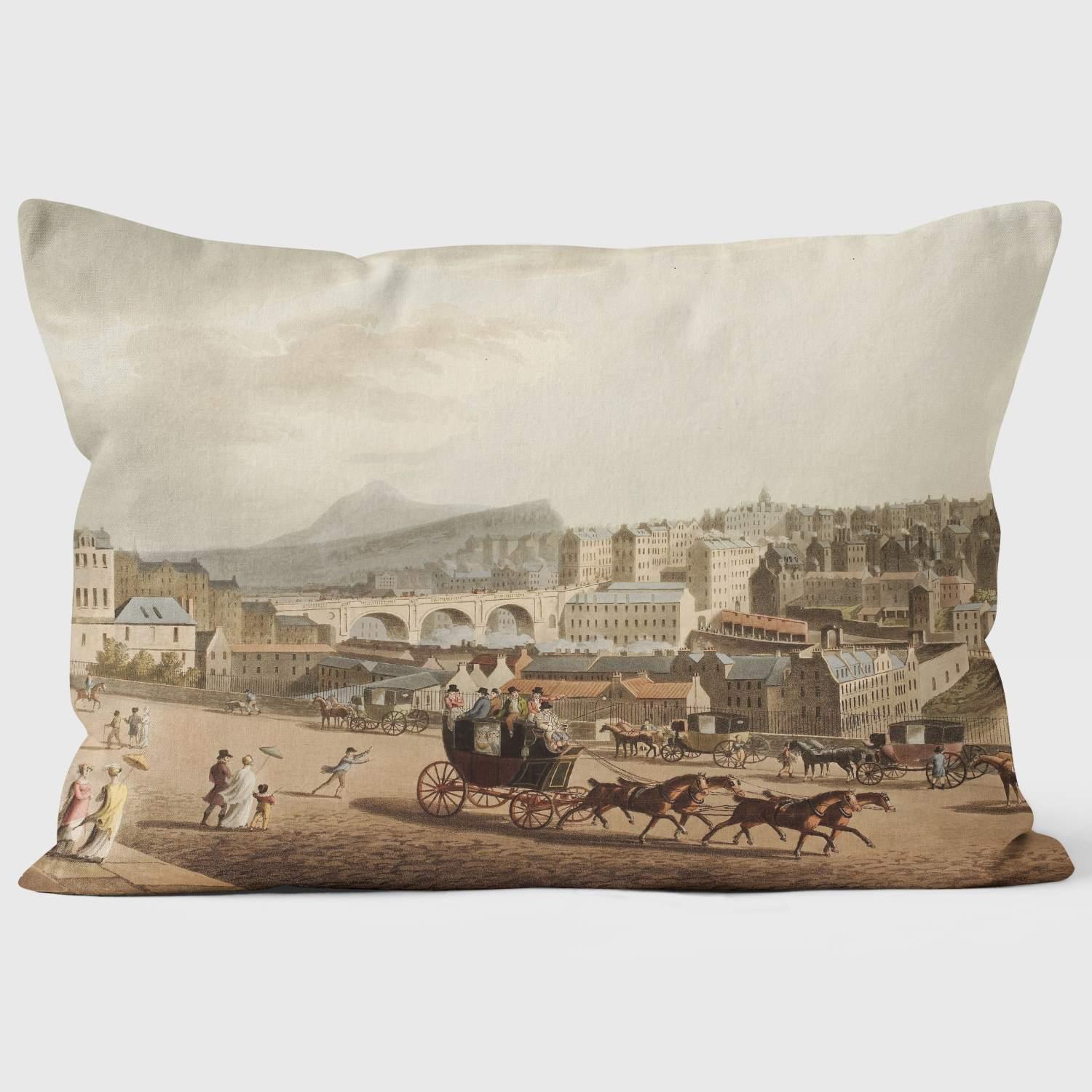 Old Town Edinburgh - British Library Cushions - Handmade Cushions UK - WeLoveCushions