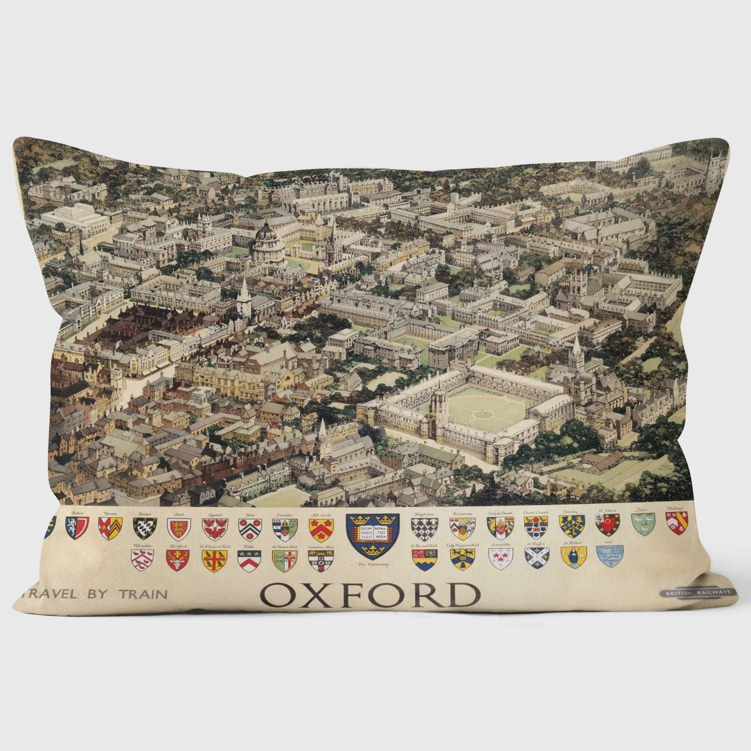 Oxford College BR (WR) 1950s - National Railway Museum Cushion - Handmade Cushions UK - WeLoveCushions