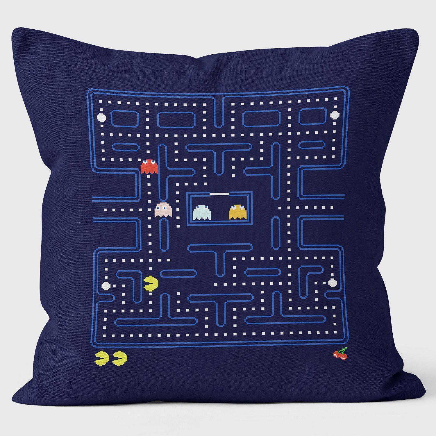 Pac Man - Art Print Cushion - Handmade Cushions UK - WeLoveCushions