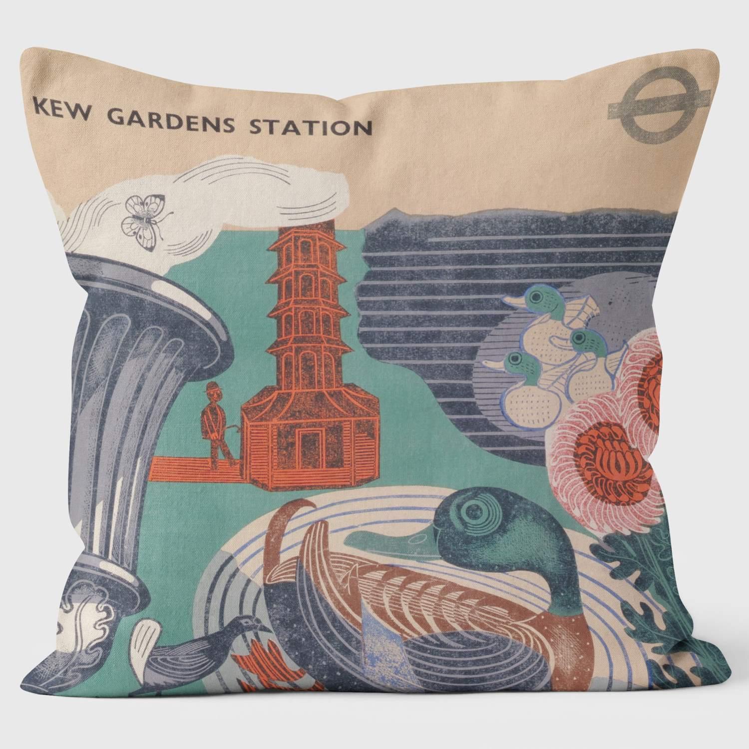 Pagoda - London Transport Cushion - Handmade Cushions UK - WeLoveCushions