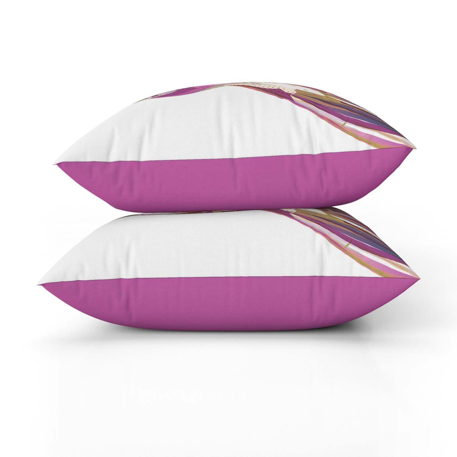 Patchwork Hummingbird (White) - Funky Art Cushion - FOG - House Of Turnowsky Pillows - Handmade Cushions UK - WeLoveCushions