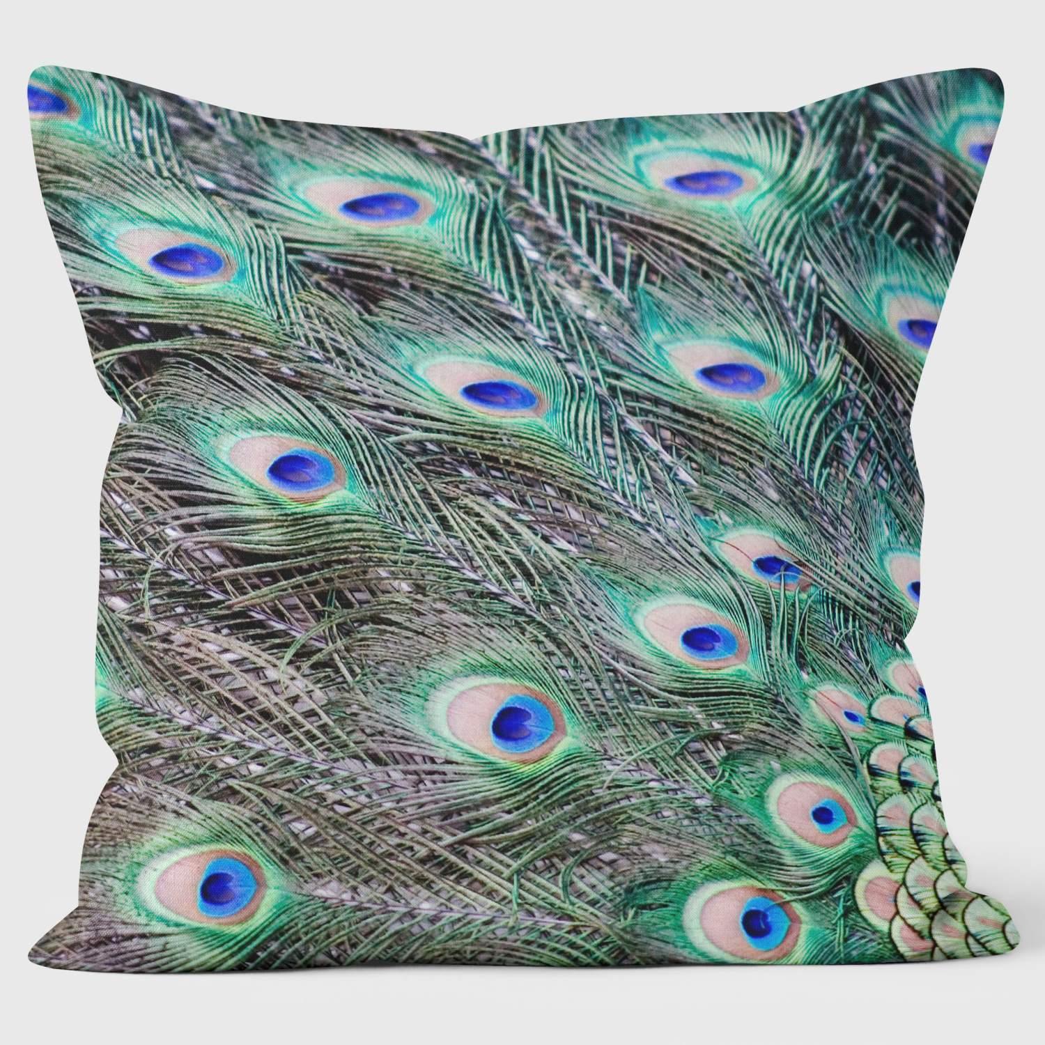 Peacock - Ella Lancaster Cushion - Handmade Cushions UK - WeLoveCushions