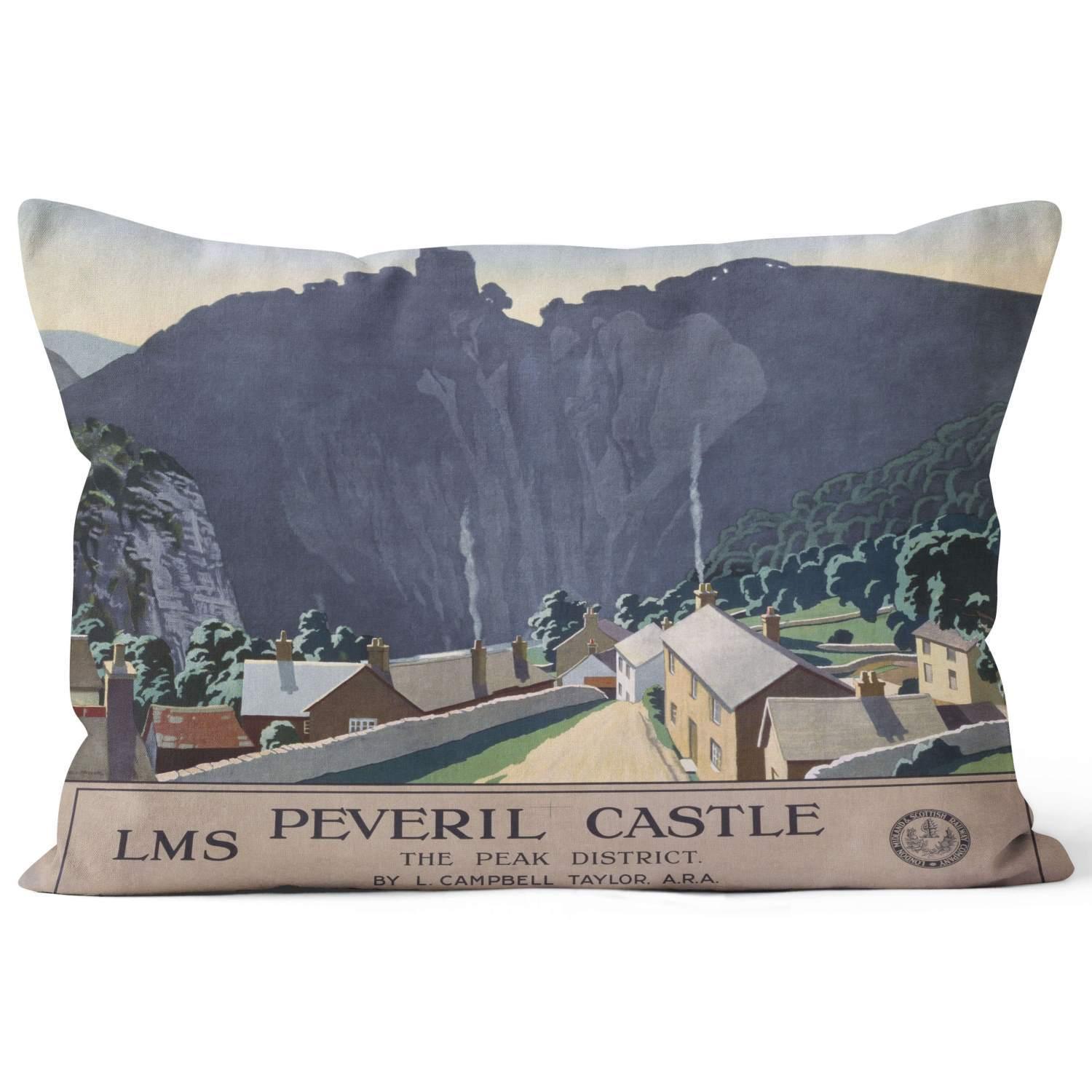 Pevril Castle - National Railways Museum Cushion - Handmade Cushions UK - WeLoveCushions