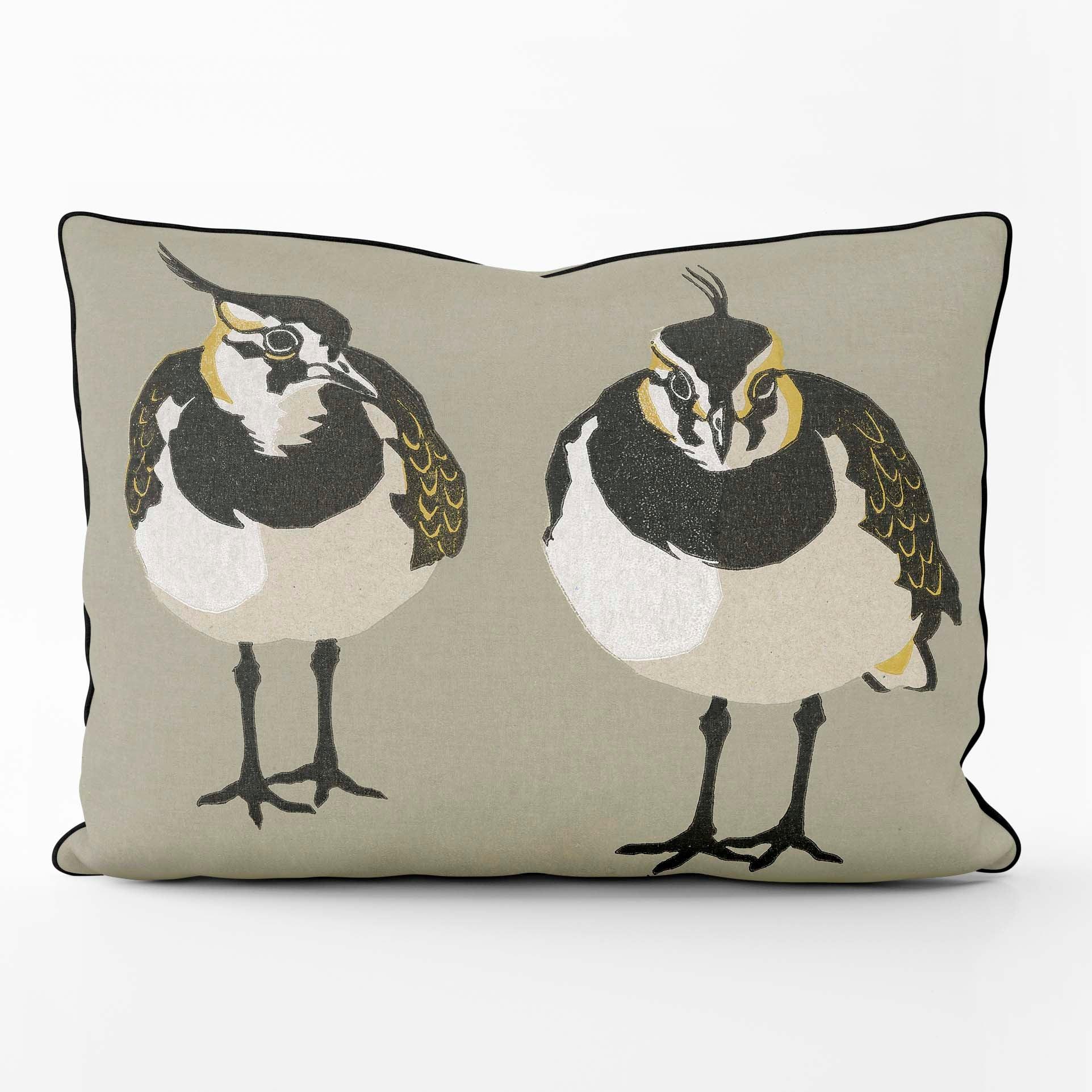 Pie -Wipes - Lapwing - Robert Gillmor Cushion - Handmade Cushions UK - WeLoveCushions