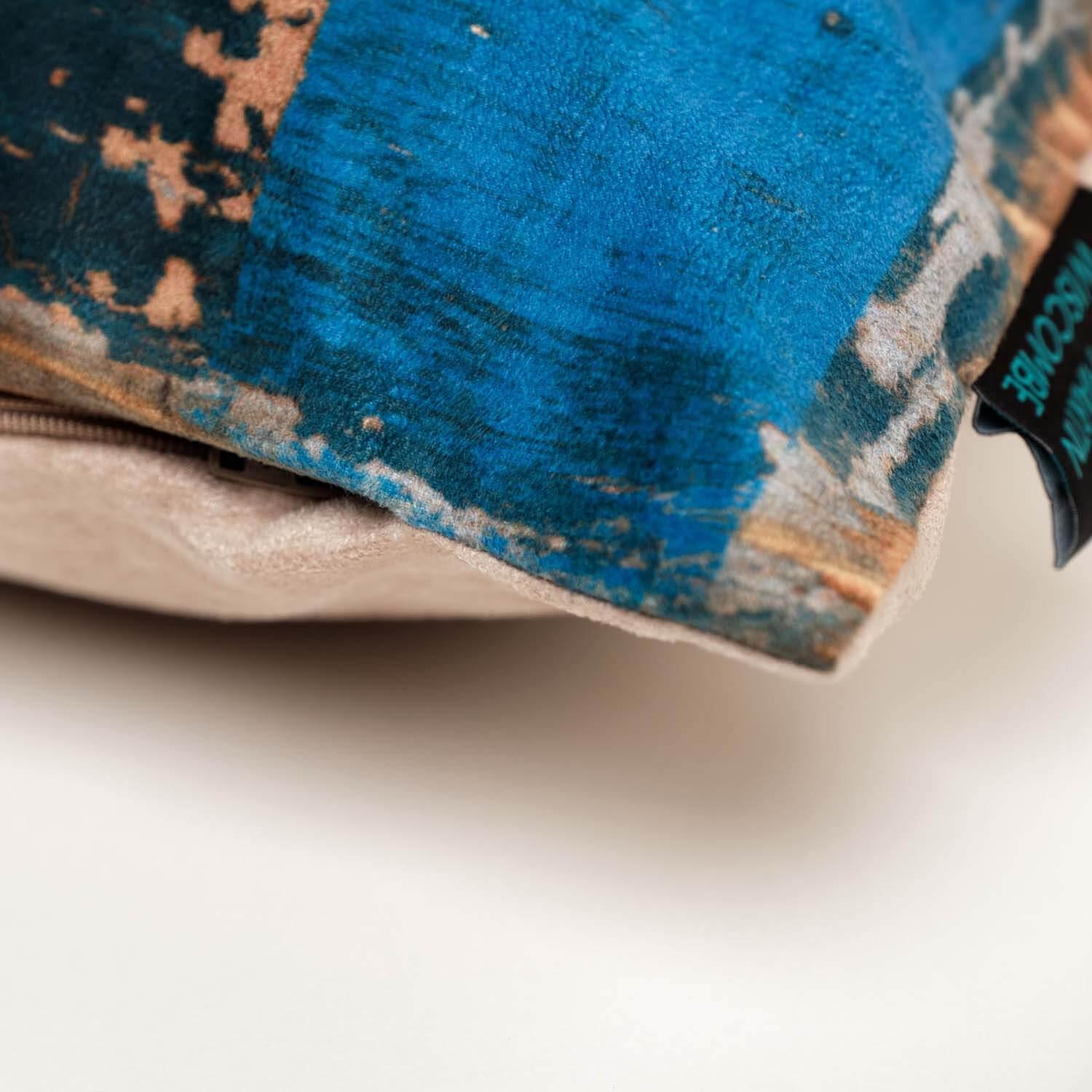 Pink Beach Hut - Martin Wiscombe - Art Print Cushion - Handmade Cushions UK - WeLoveCushions