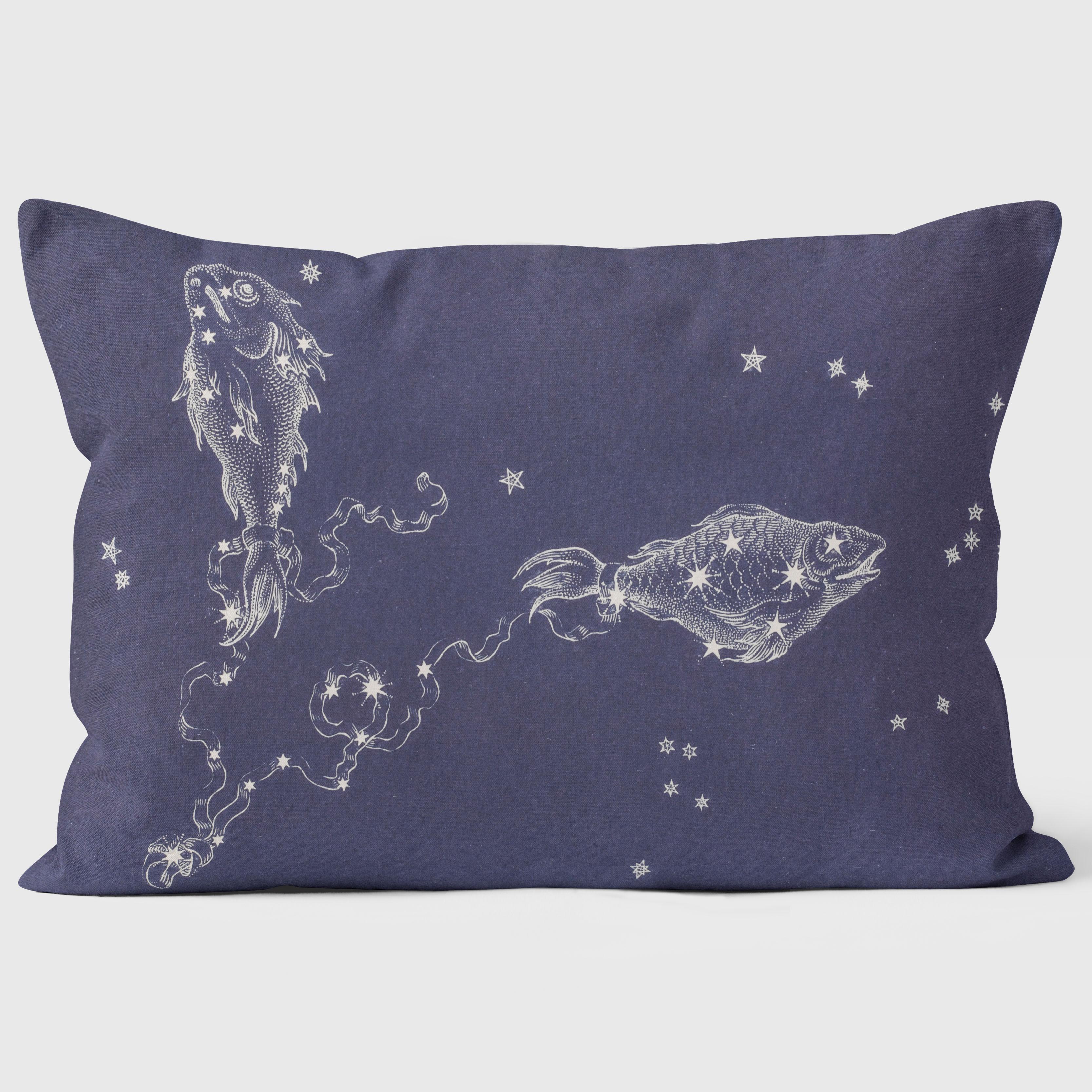 Pisces Zodiac Sign - "Starry - Starry Night" Cushion - Handmade Cushions UK - WeLoveCushions