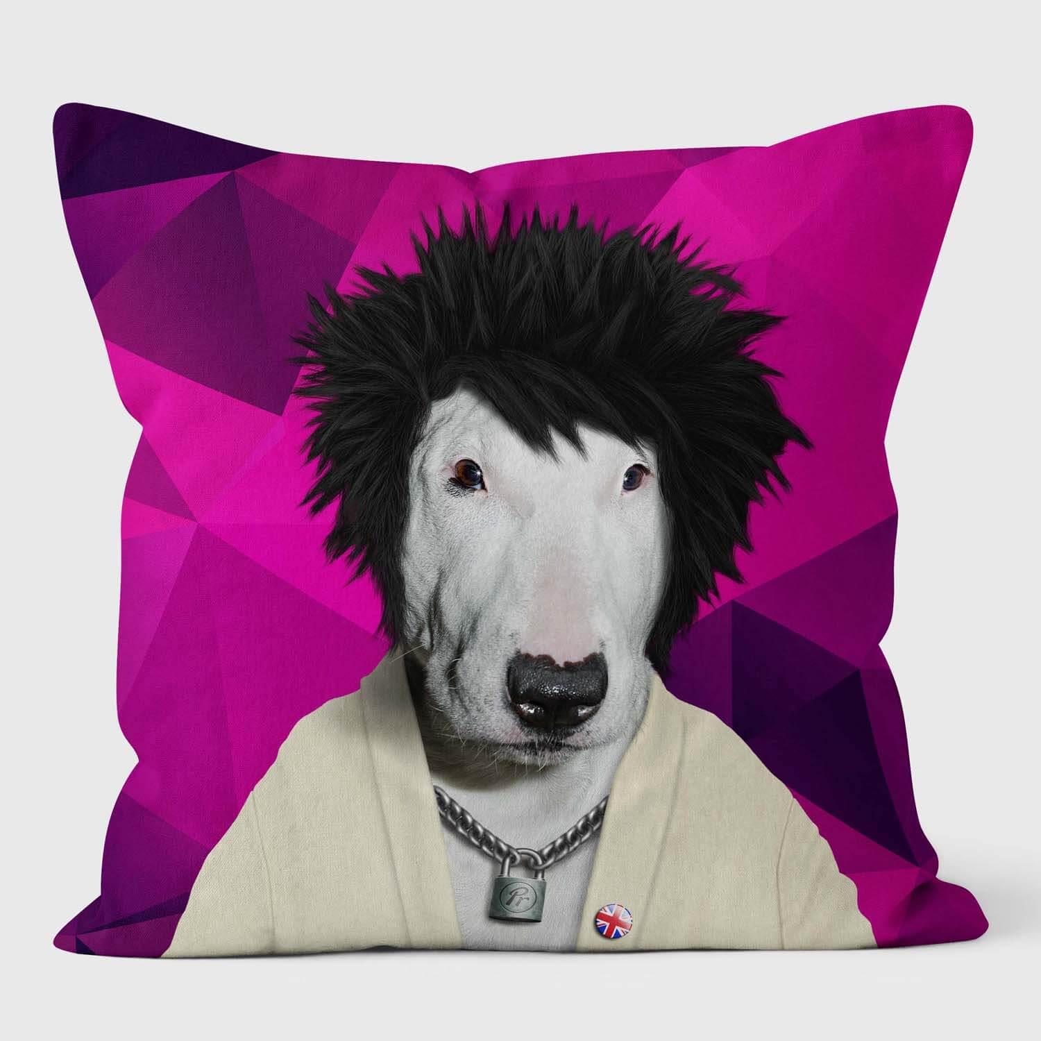 Punk Geometric - Pets Rock Cushion - Handmade Cushions UK - WeLoveCushions