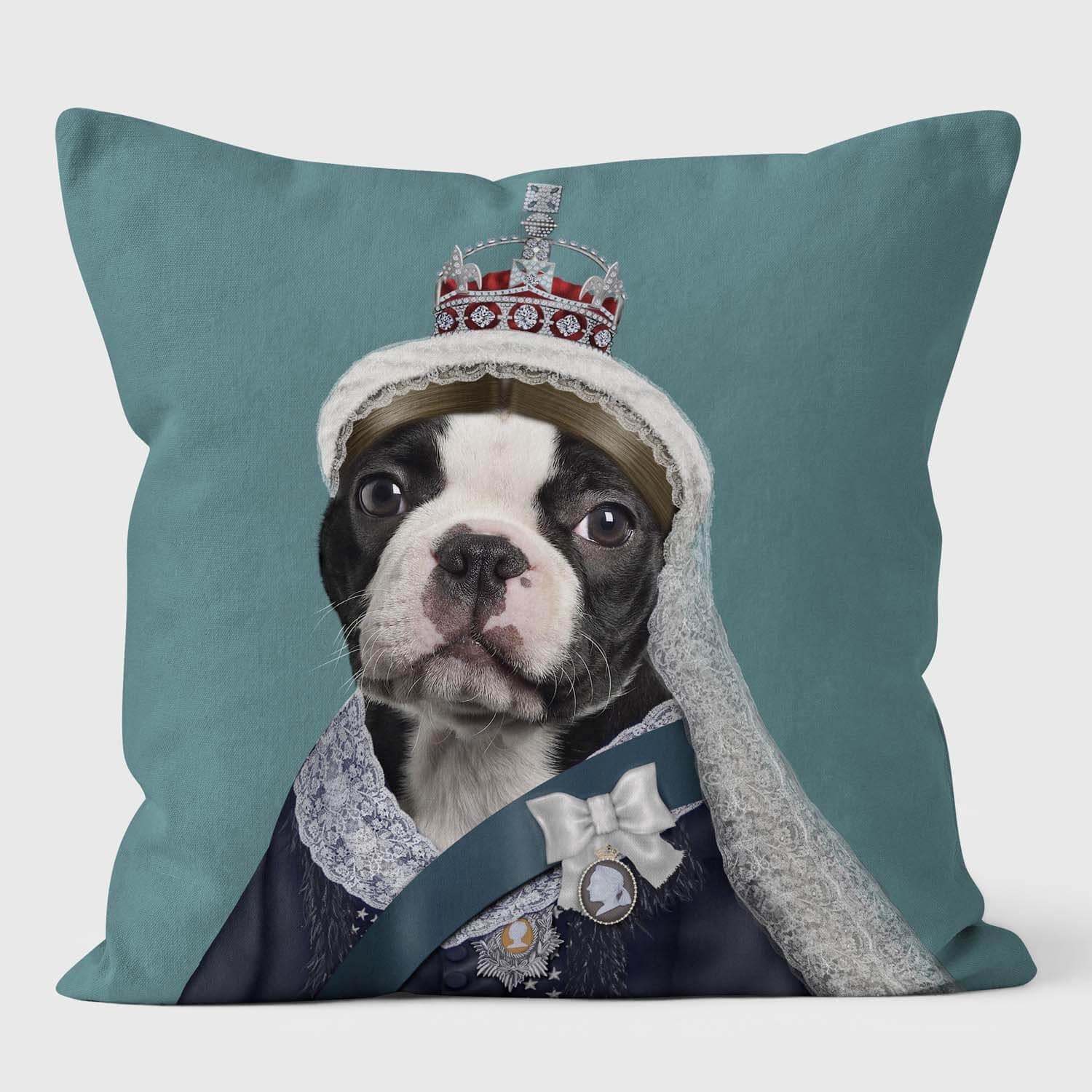 Queen Vic - Pets Rock Cushion - Handmade Cushions UK - WeLoveCushions