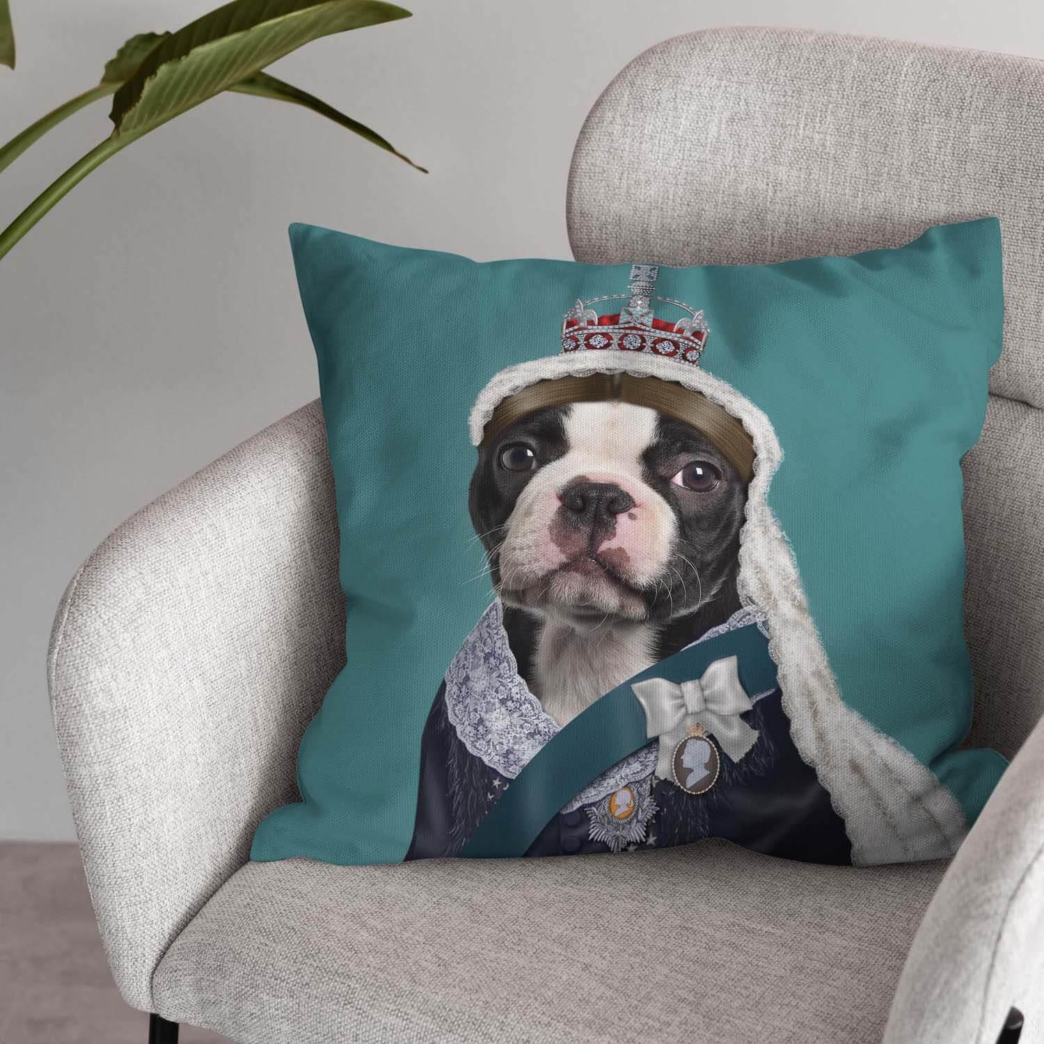Queen Vic - Pets Rock Cushion
