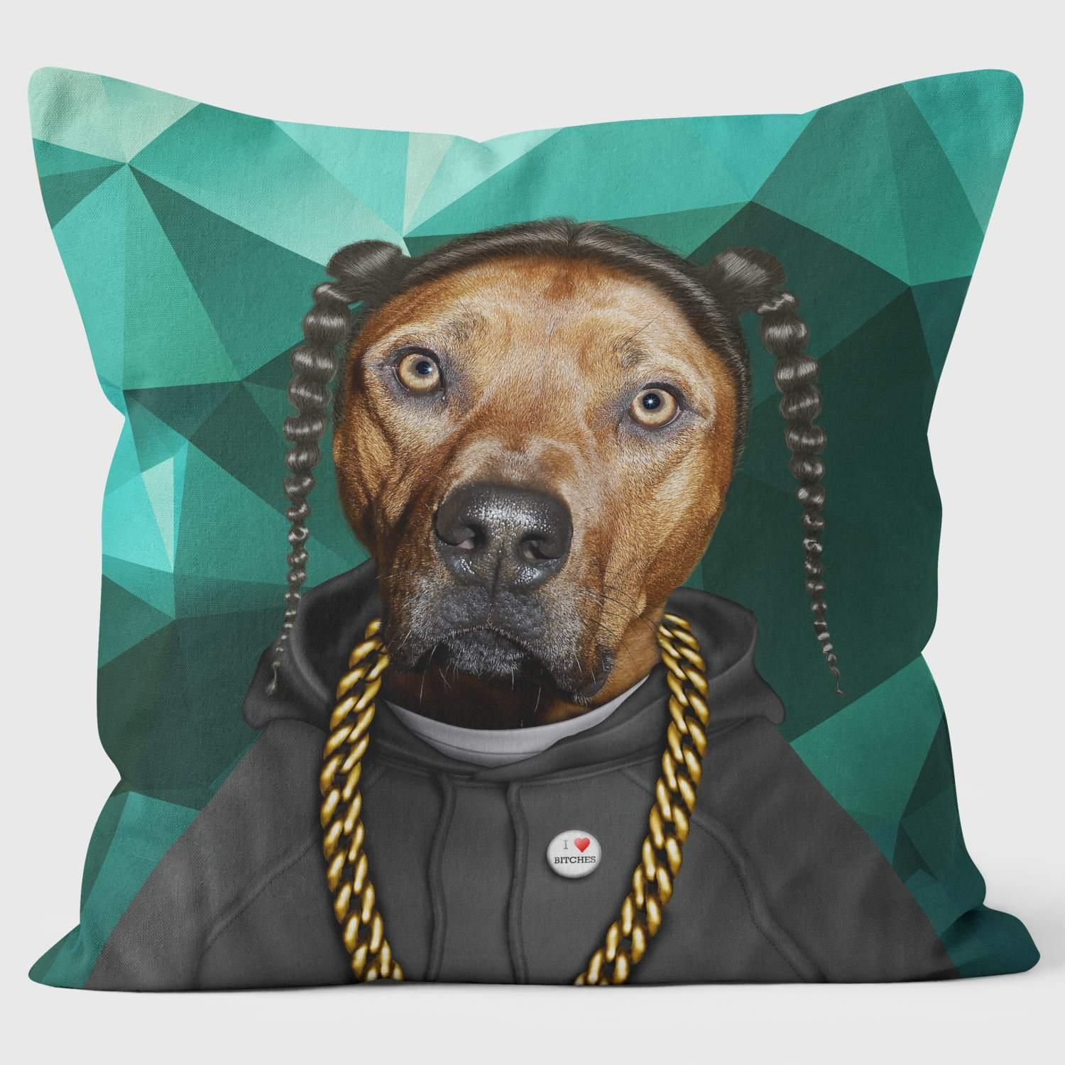Rap Geometric - Pets Rock Cushion - Handmade Cushions UK - WeLoveCushions