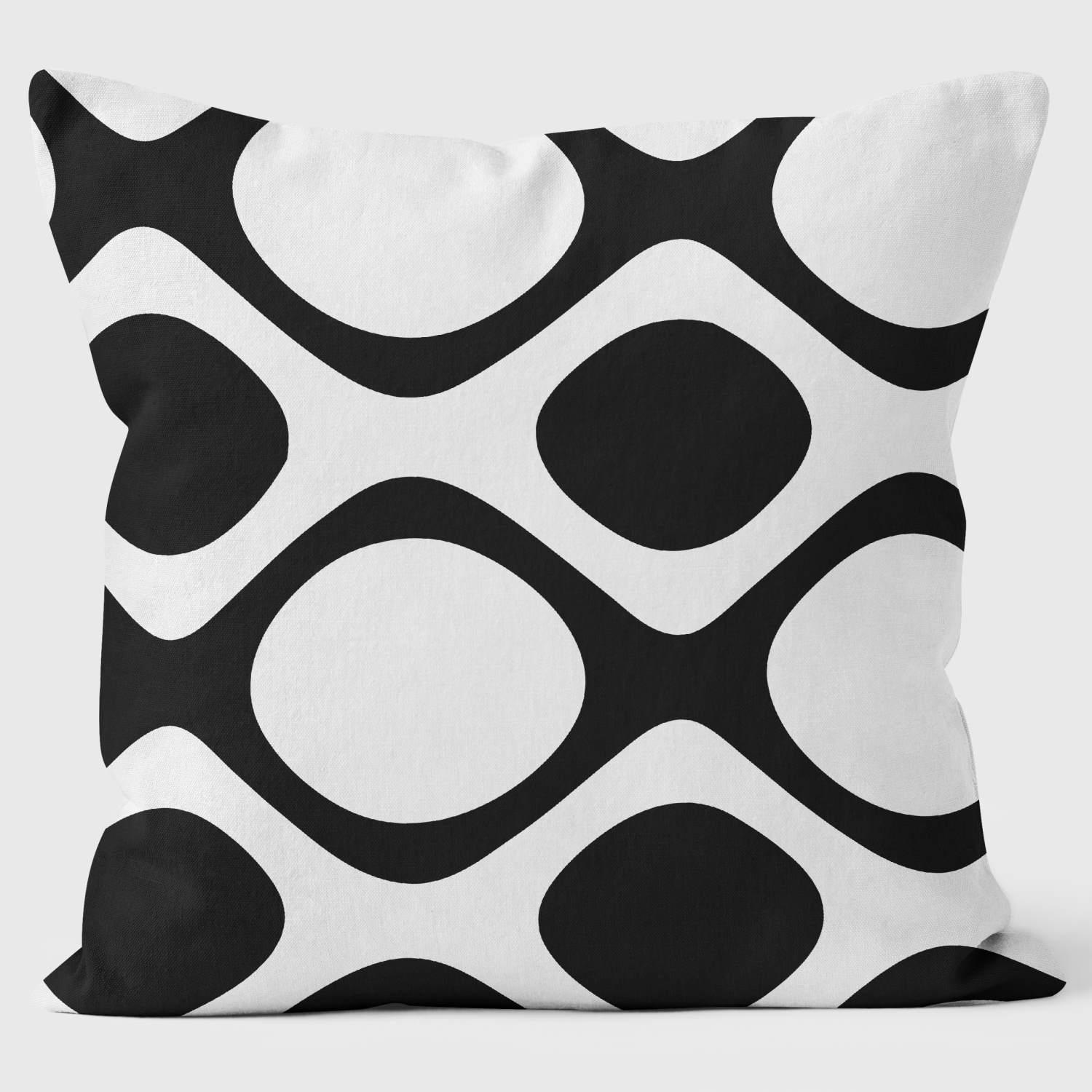 Round Checks - Abstract Cushion - Handmade Cushions UK - WeLoveCushions