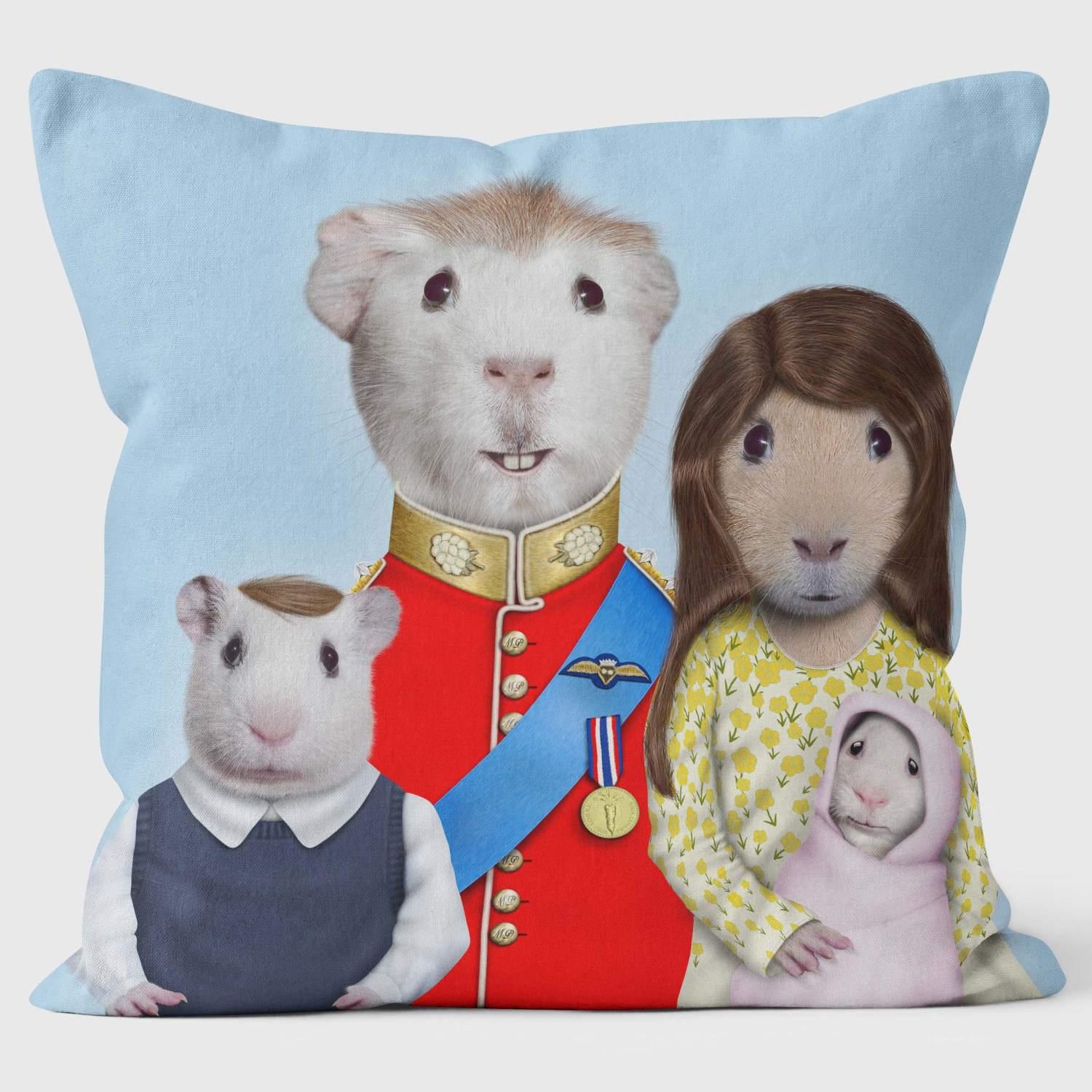 Royal Guineas - Pets Rock Cushion - Handmade Cushions UK - WeLoveCushions