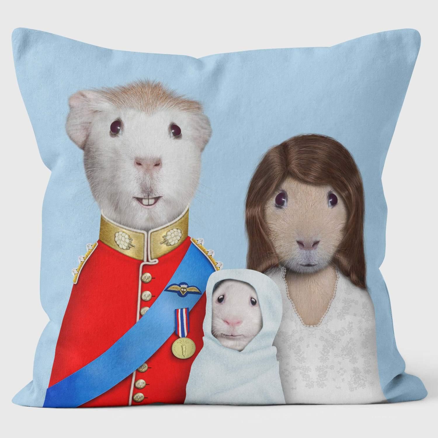 Royal Trio - Pets Rock Cushion - Handmade Cushions UK - WeLoveCushions