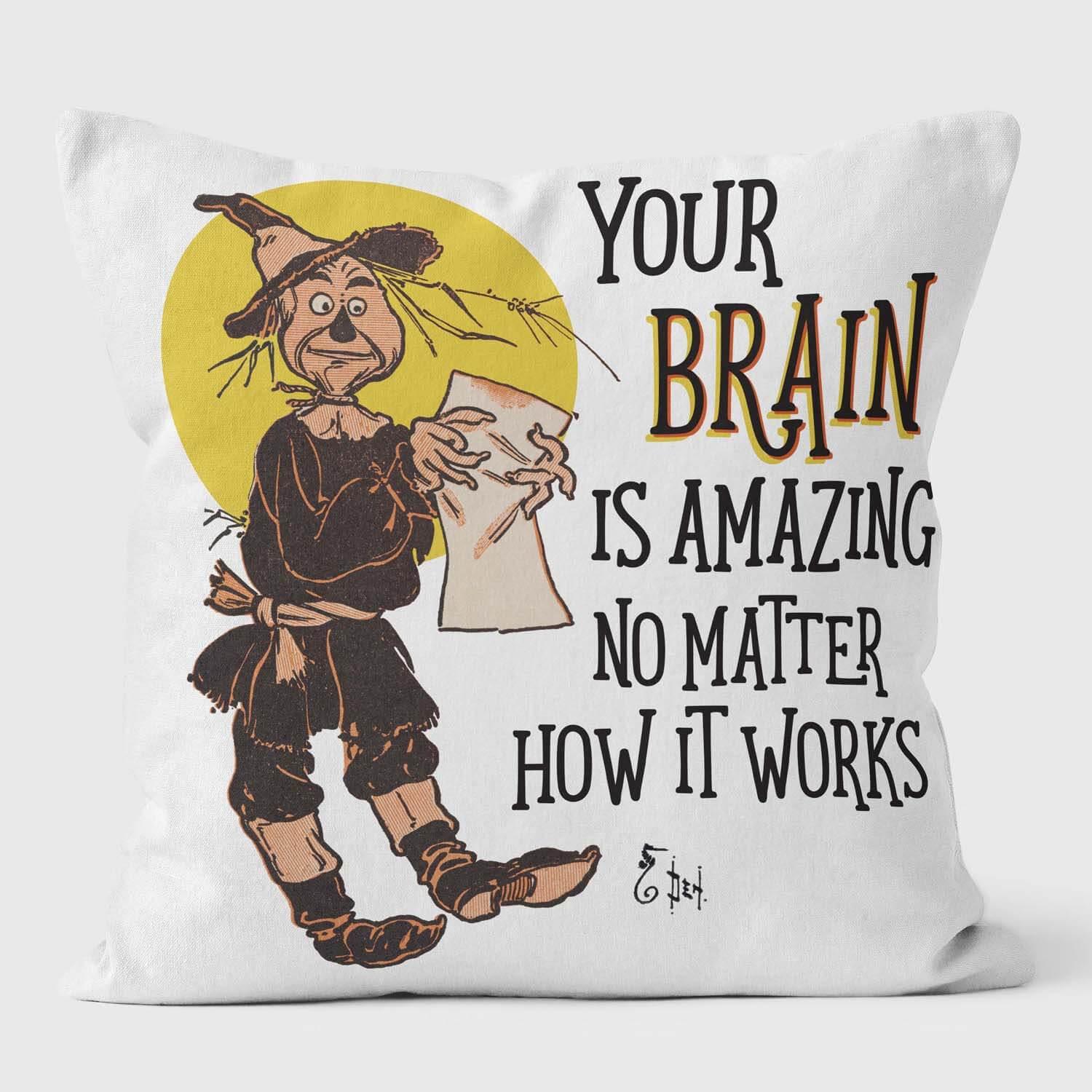 Scarecrow Paper - The Wizard of Oz Cushion - Handmade Cushions UK - WeLoveCushions