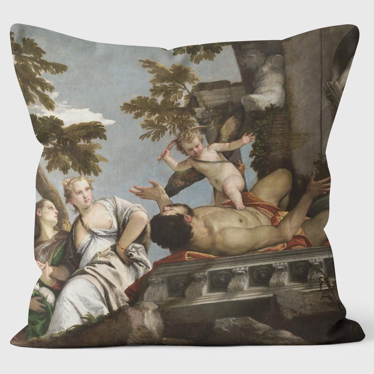 Veronese Scorn - National Gallery Cushion - Handmade Cushions UK - WeLoveCushions