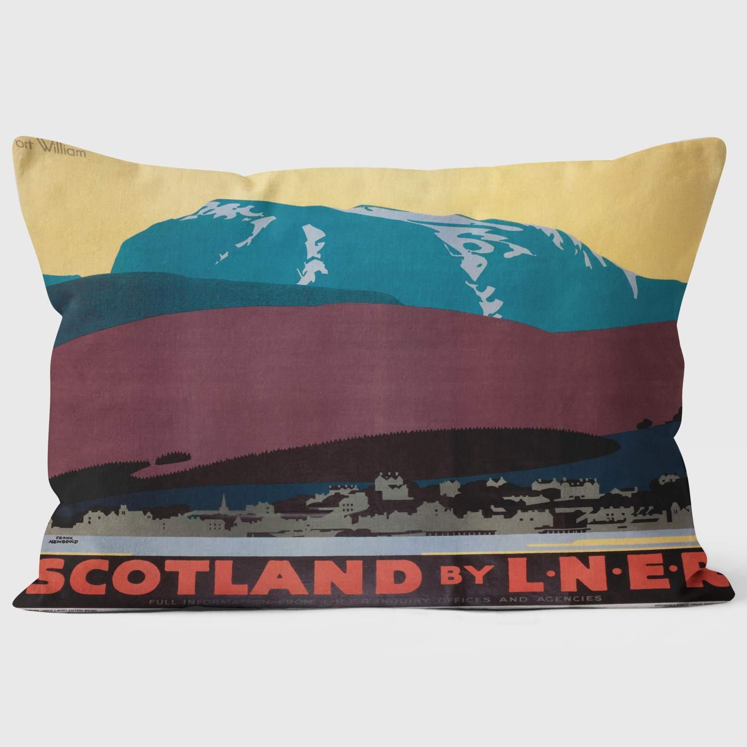 Scotland For William - National Railway Museum Cushion - Handmade Cushions UK - WeLoveCushions