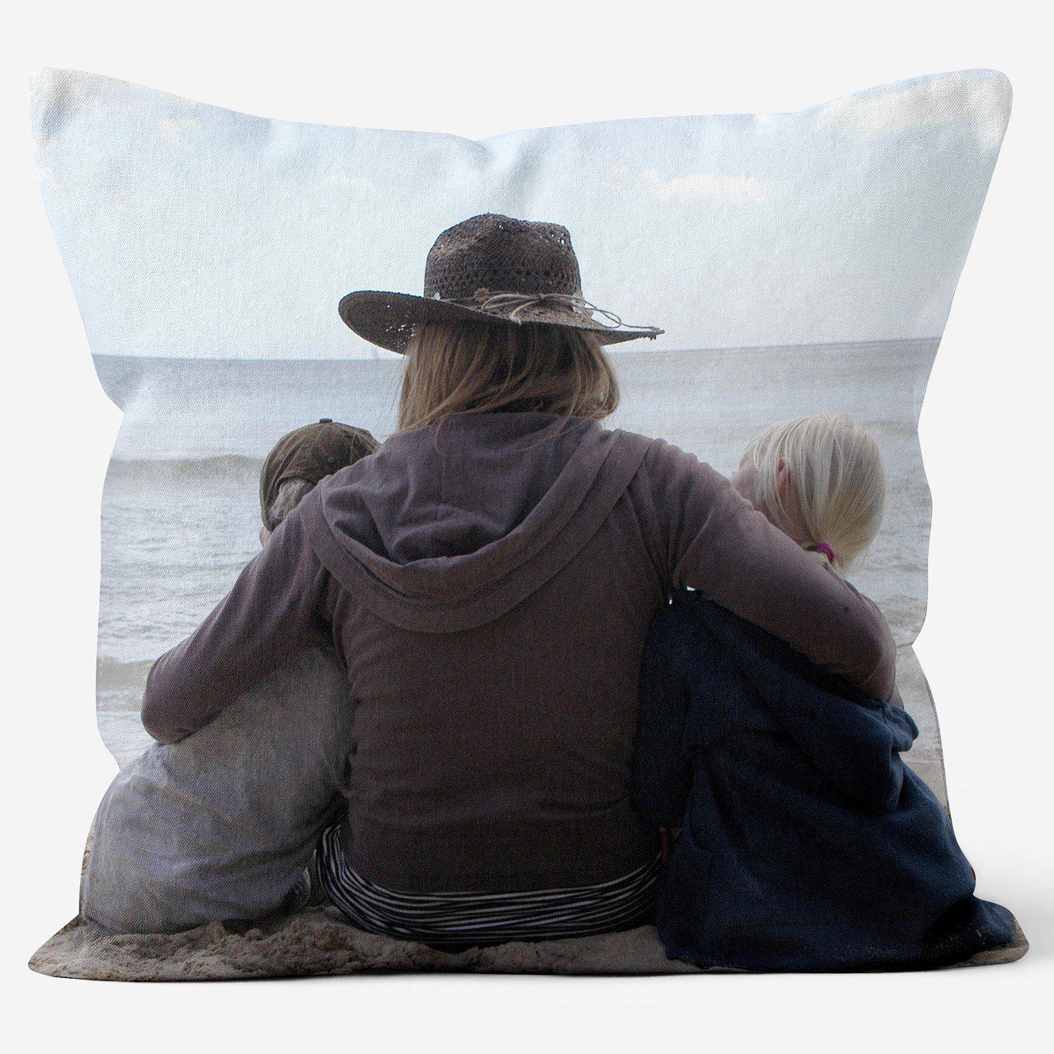 Single Image Photo Cushion Bespoke Layout Service - Luxury Photo Gift - Handmade Cushions UK - WeLoveCushions