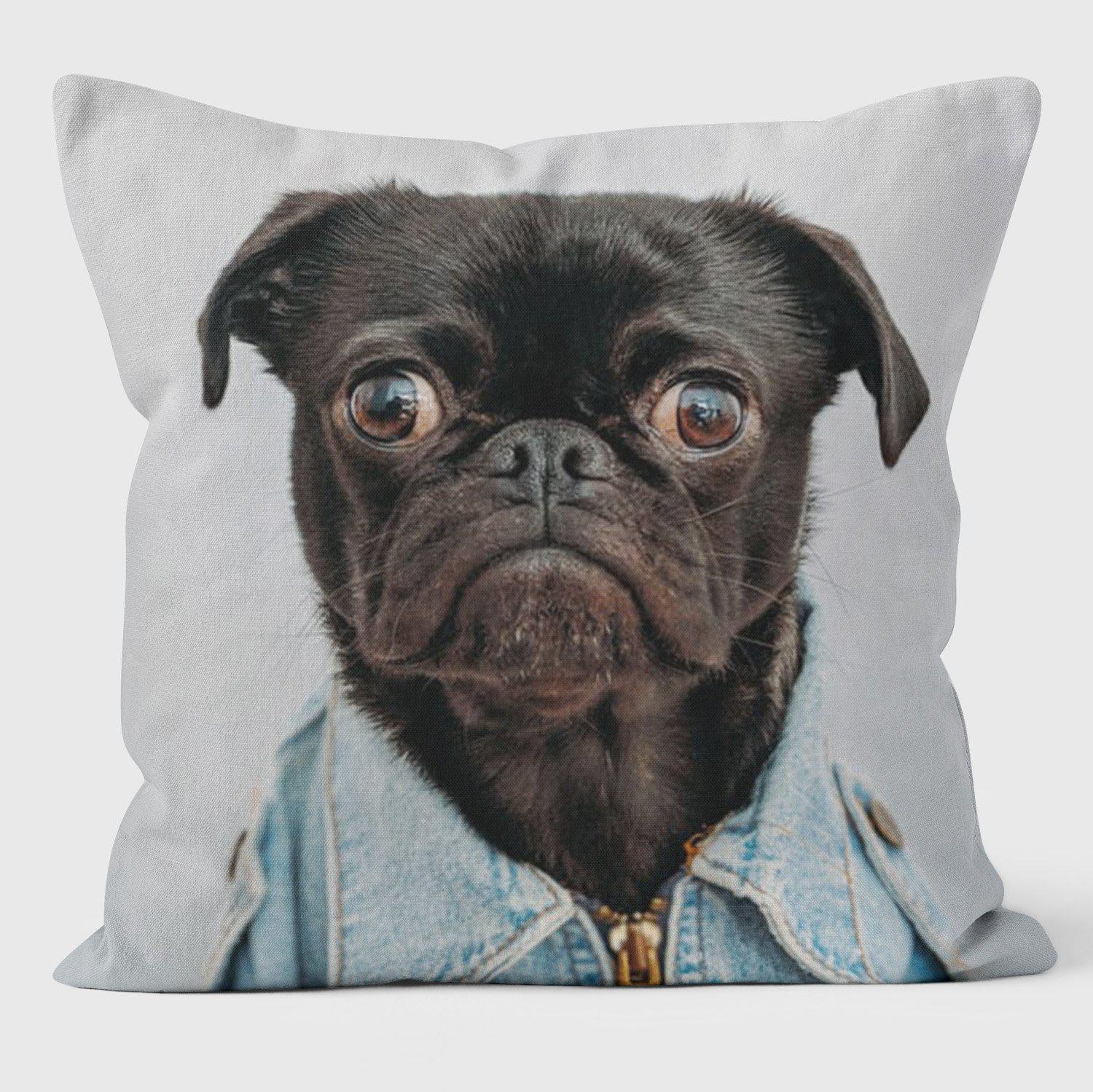 Single Image Photo Cushion Bespoke Pet Layout Service - Luxury Photo Gift - Handmade Cushions UK - WeLoveCushions