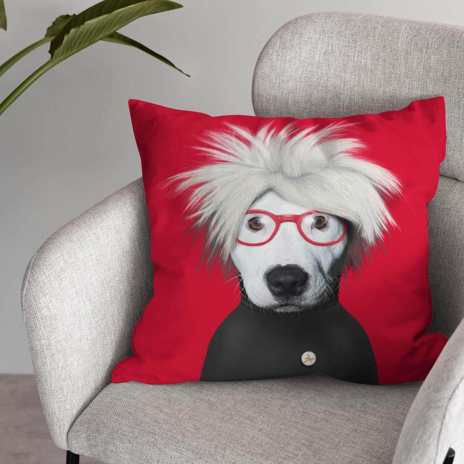 Soup Red - Pets Rock Cushion