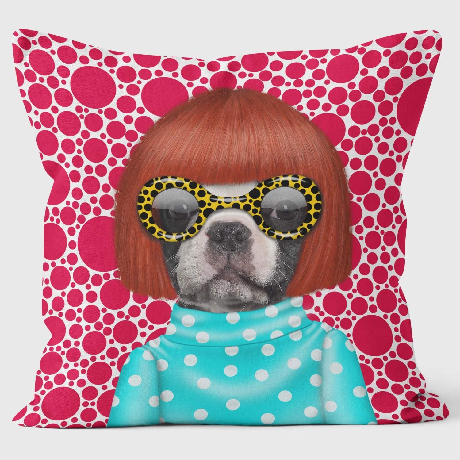 Spots - Pets Rock Cushion - Handmade Cushions UK - WeLoveCushions