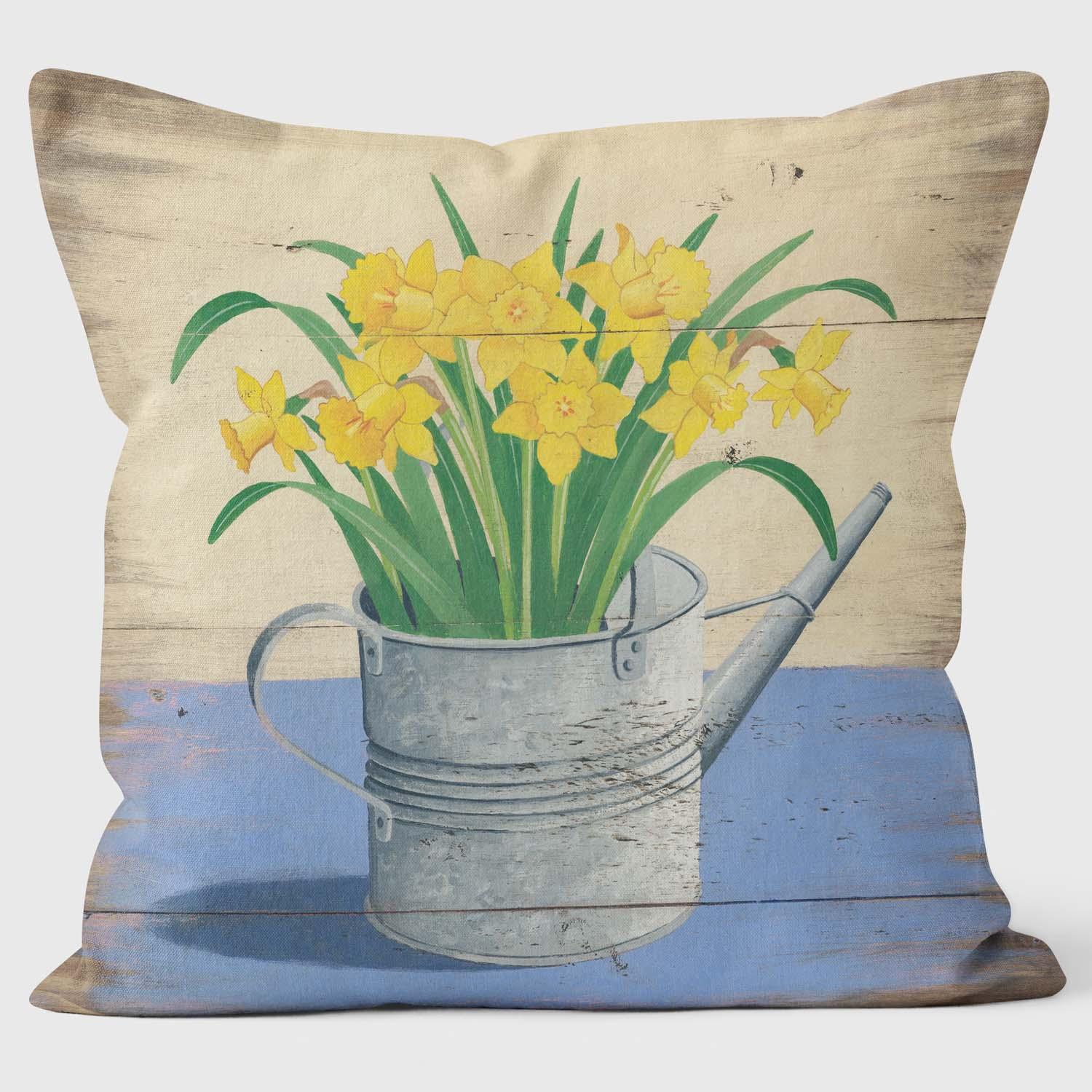 Springtime Daffodils - Martin Wiscombe Cushion - Handmade Cushions UK - WeLoveCushions
