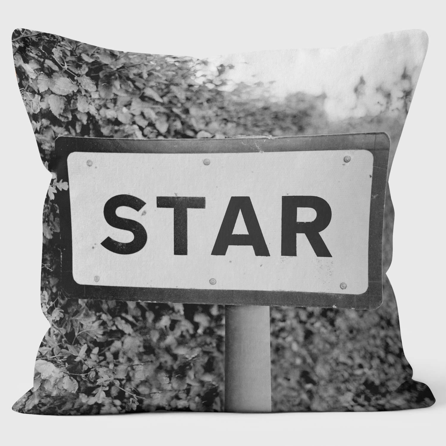 Star - Lesser Spotted Britain Cushion - Handmade Cushions UK - WeLoveCushions