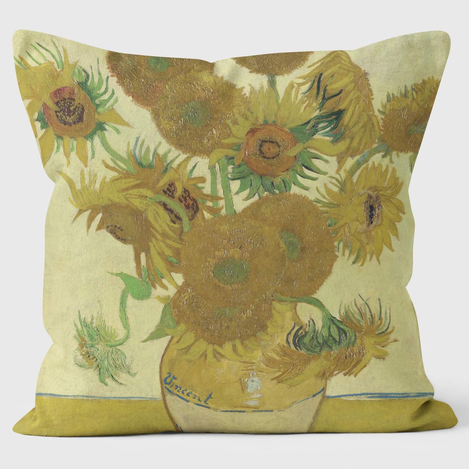 Sunflower - National Gallery Cushion - Handmade Cushions UK - WeLoveCushions
